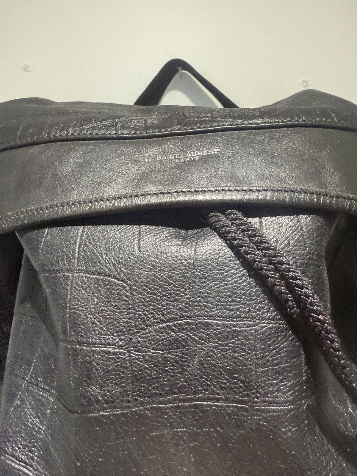 Saint Laurent Paris Saint laurent Backpack Leather Rare Size ONE SIZE - 5 Thumbnail