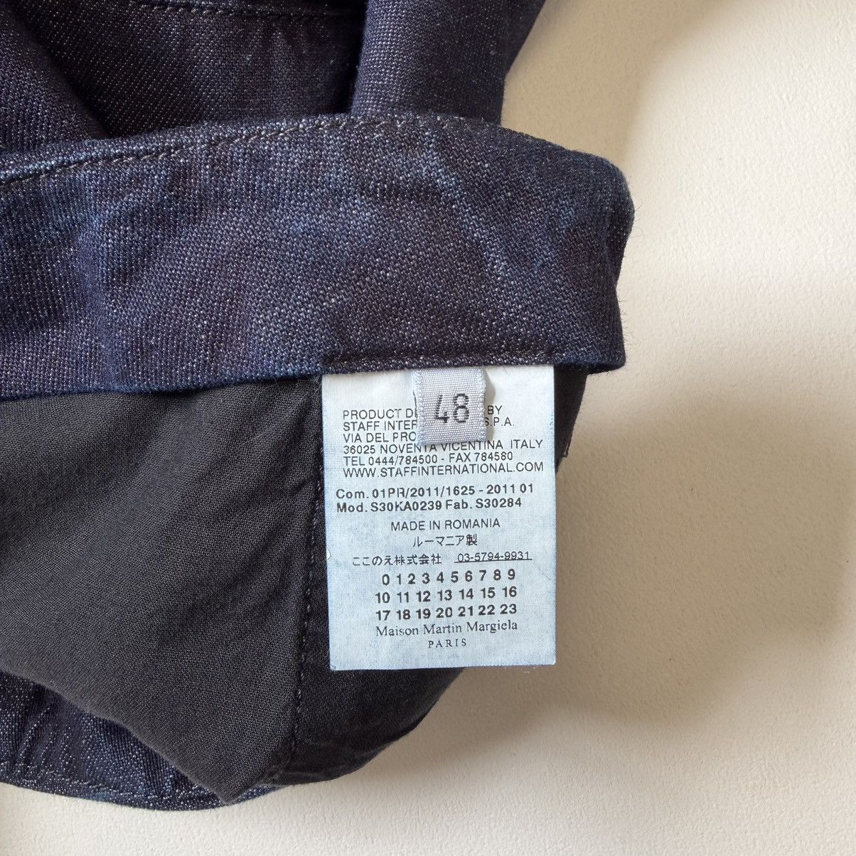 Maison Margiela S/S 11 Blue Denim ‘Mini Side Pocket’ Pants Size US 32 / EU 48 - 5 Thumbnail
