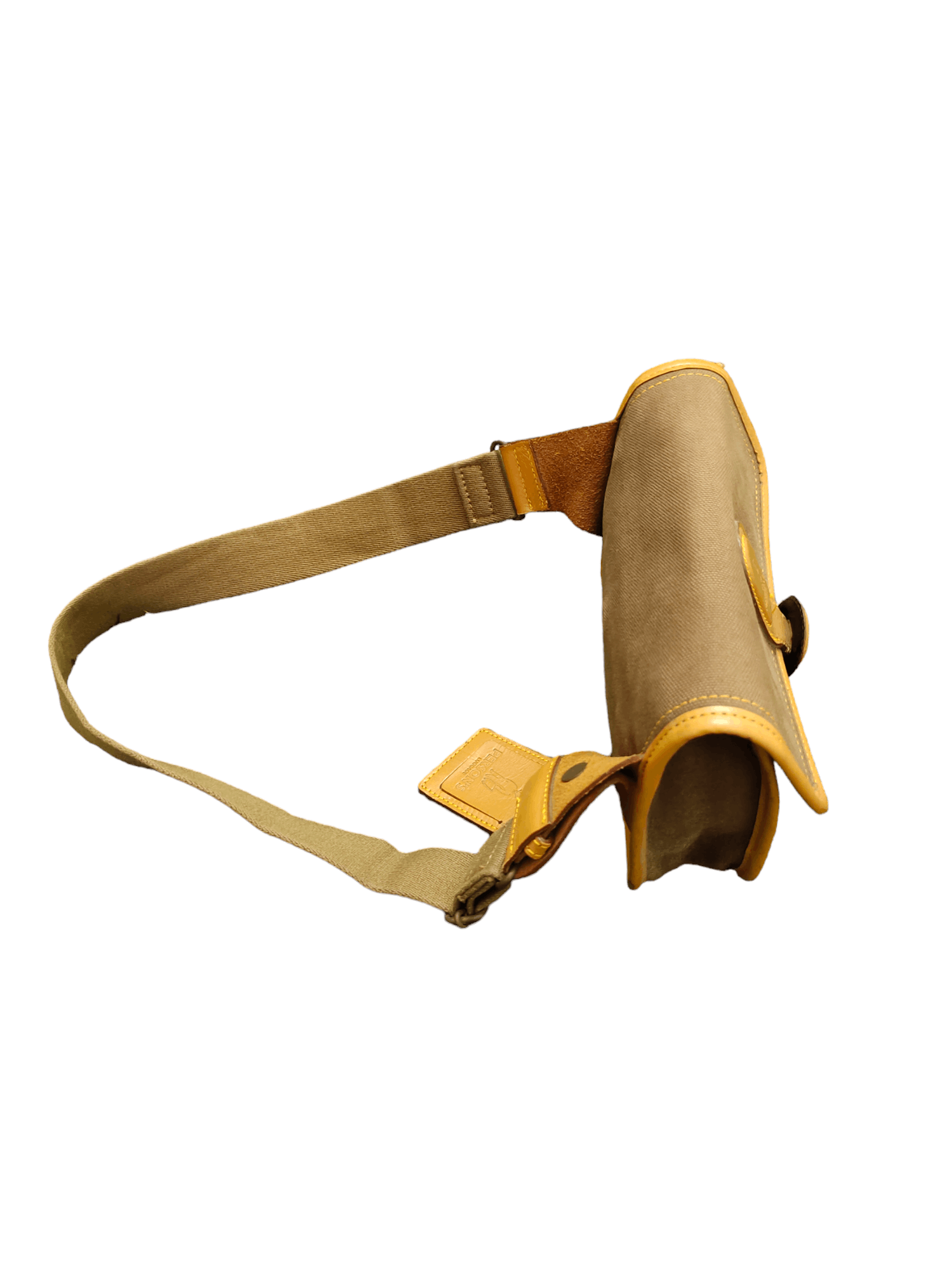 PERSON'S Vintage Persons Duck Cotton Leather Lining Belt Bag Size ONE SIZE - 6 Thumbnail