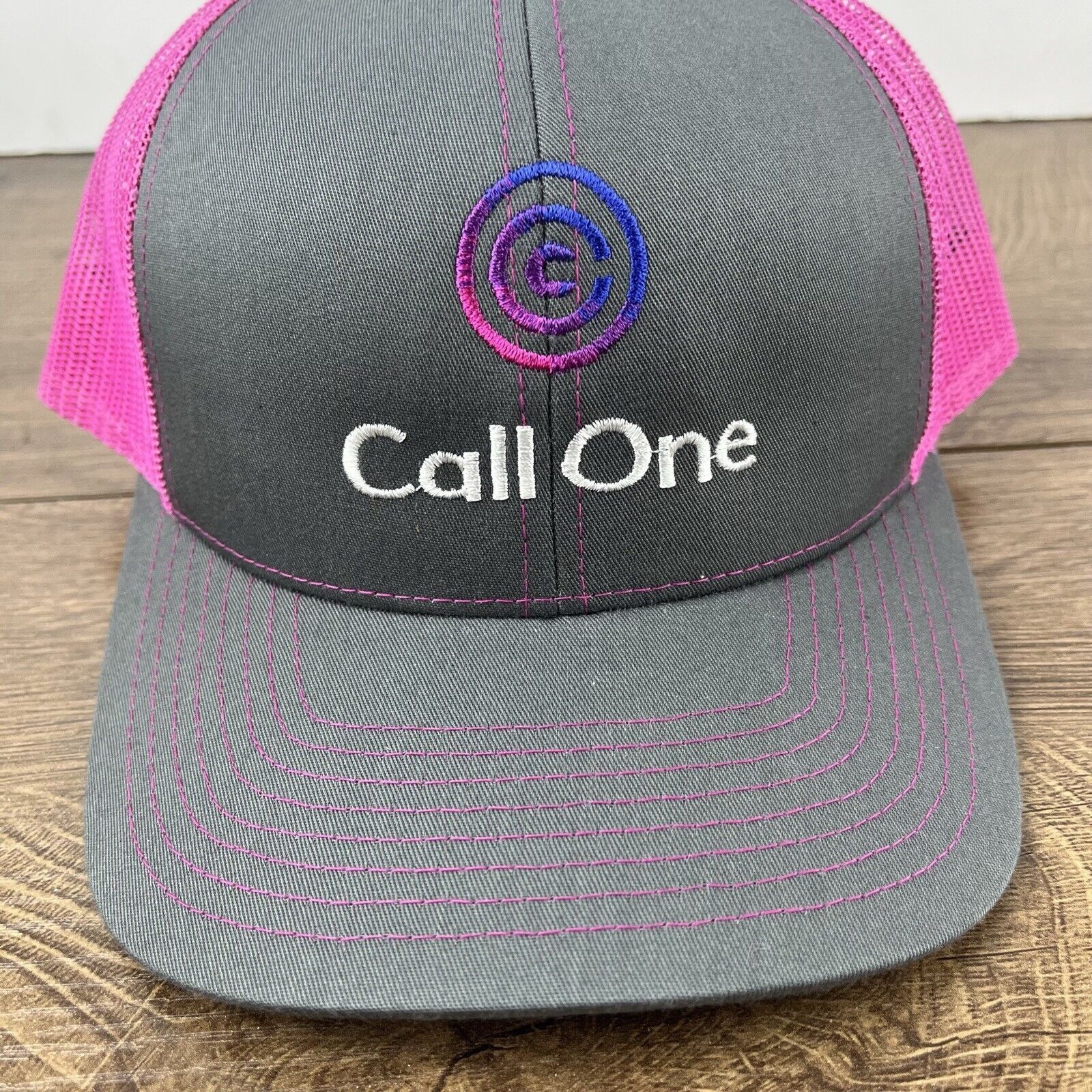 Other Call One Hat Snapback Hat Gray Adjustable Hat Adult Fit Gray Size ONE SIZE - 7 Thumbnail
