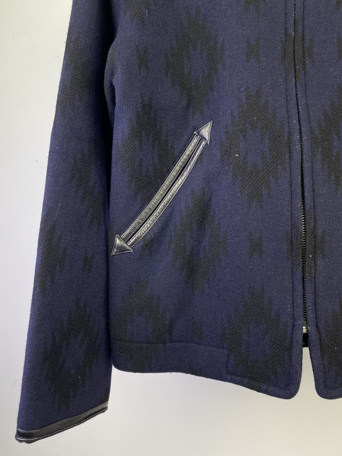 Sasquatchfabrix Sasquatchfabrix Wool Blouson Navajo Print Jacket Japan Size US M / EU 48-50 / 2 - 8 Thumbnail
