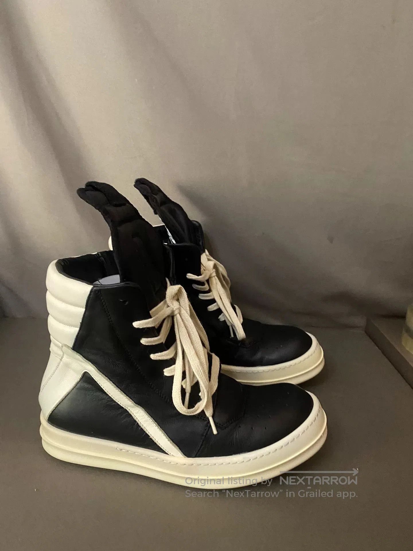 Rick Owens rick owens leather sneakers size 37. Size US 5 / EU 37 - 3 Thumbnail
