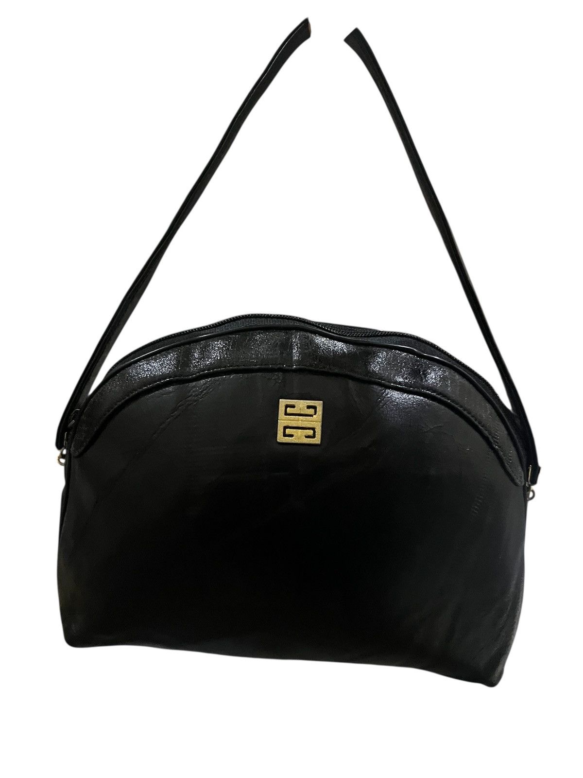 Givenchy Vintage givenchy 4g black leather hand bag Size ONE SIZE - 1 Thumbnail