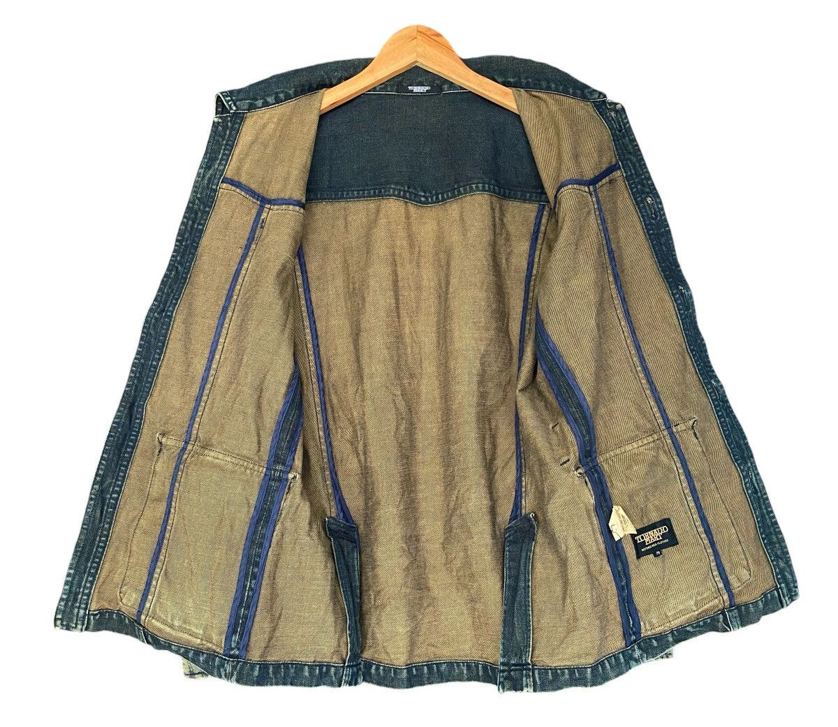 If Six Was Nine Rare TORNADO MART Denim Jacket Button (M) Size US M / EU 48-50 / 2 - 17 Thumbnail