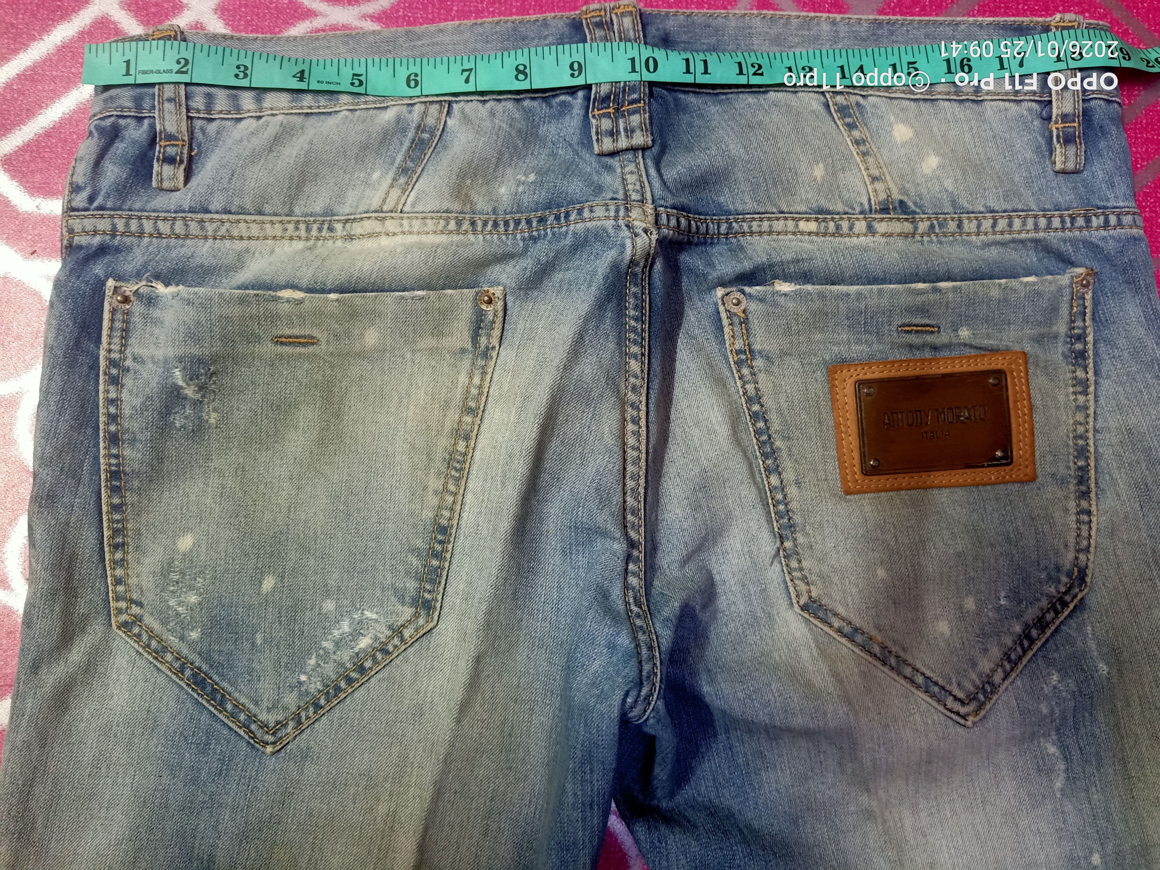 Antony Morato Antony Morato Distressdenim SlimFit Men Size US 38 / EU 54 - 6 Thumbnail