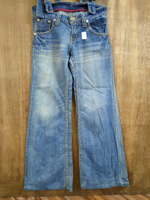Japanese Brand Japan denim vintage overall streetwear pants #1082DLL Size 28" / US 6 / IT 42 - 9 Thumbnail