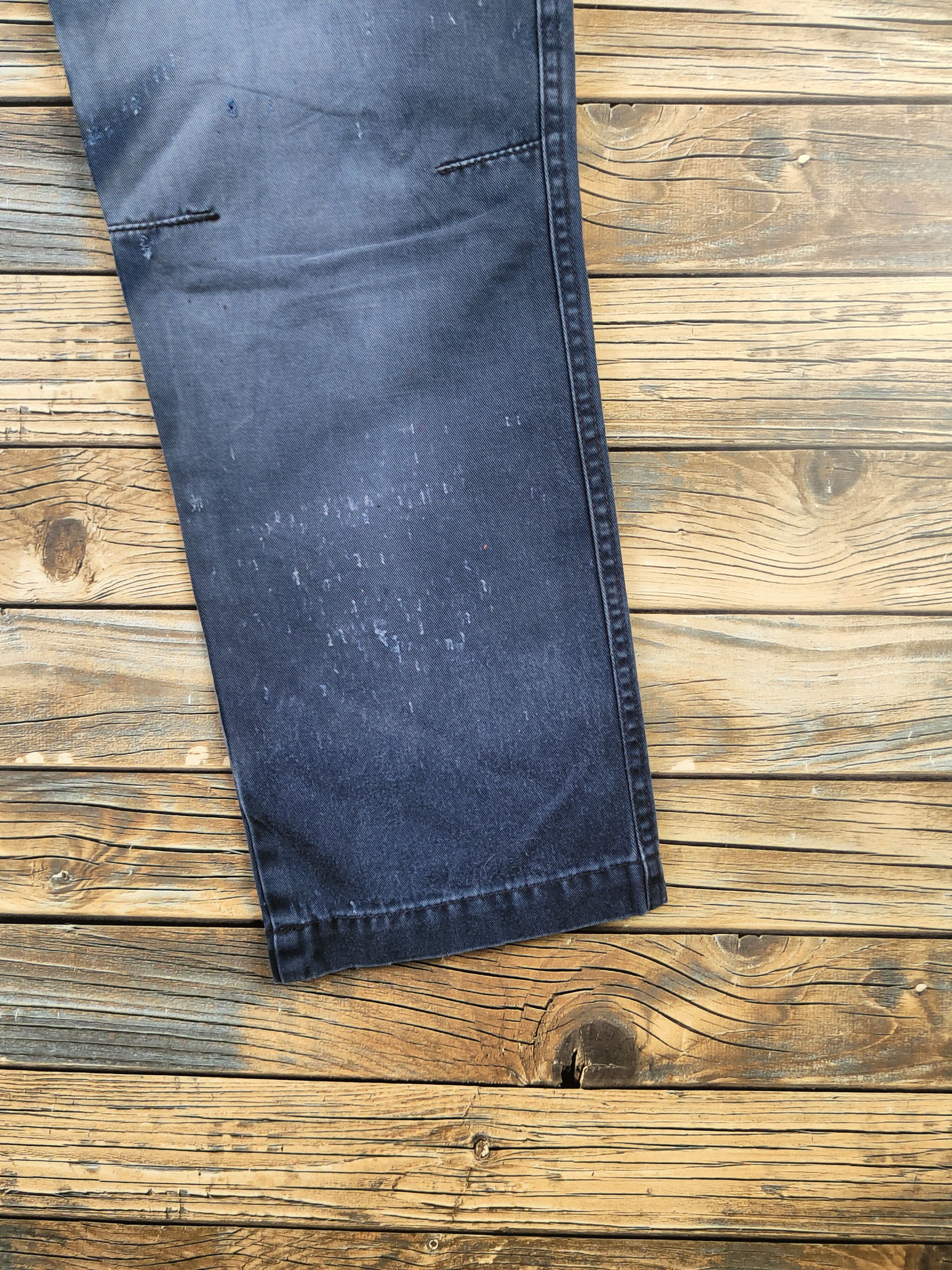 Japanese Brand DL Burtle Dark Blue Multipocket Cargo Pants #46-357 Size US 30 / EU 46 - 8 Thumbnail
