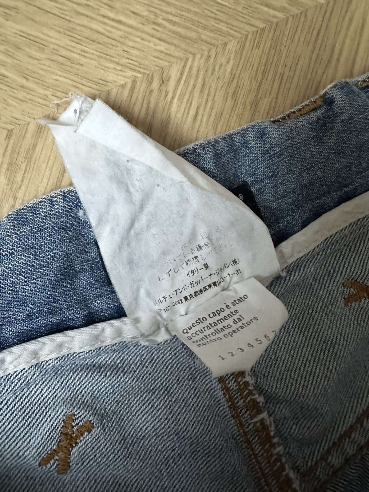 Dolce & Gabbana Dolce and Gabbana Crash Ripped Denim Jeans Distressed D&G Size US 32 / EU 48 - 8 Thumbnail