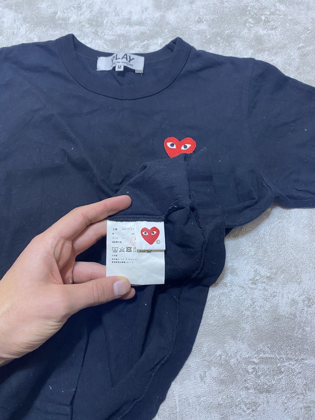Comme des Garcons Y2K Comme des Garçons Play Heart Luxury T-shirt Black Size M / US 6-8 / IT 42-44 - 3 Thumbnail