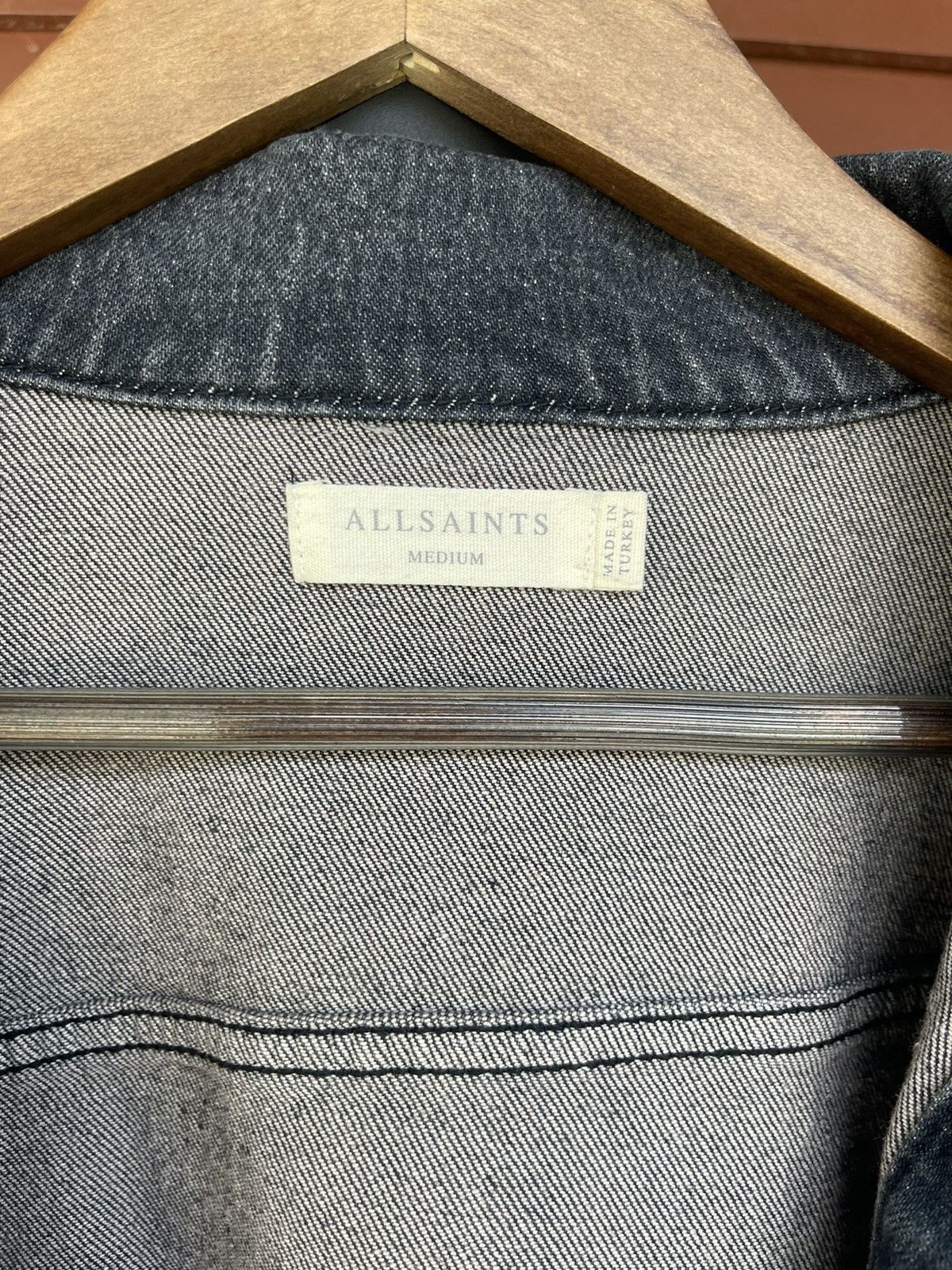 Allsaints All saints washed denim jacket Size US M / EU 48-50 / 2 - 2 Thumbnail