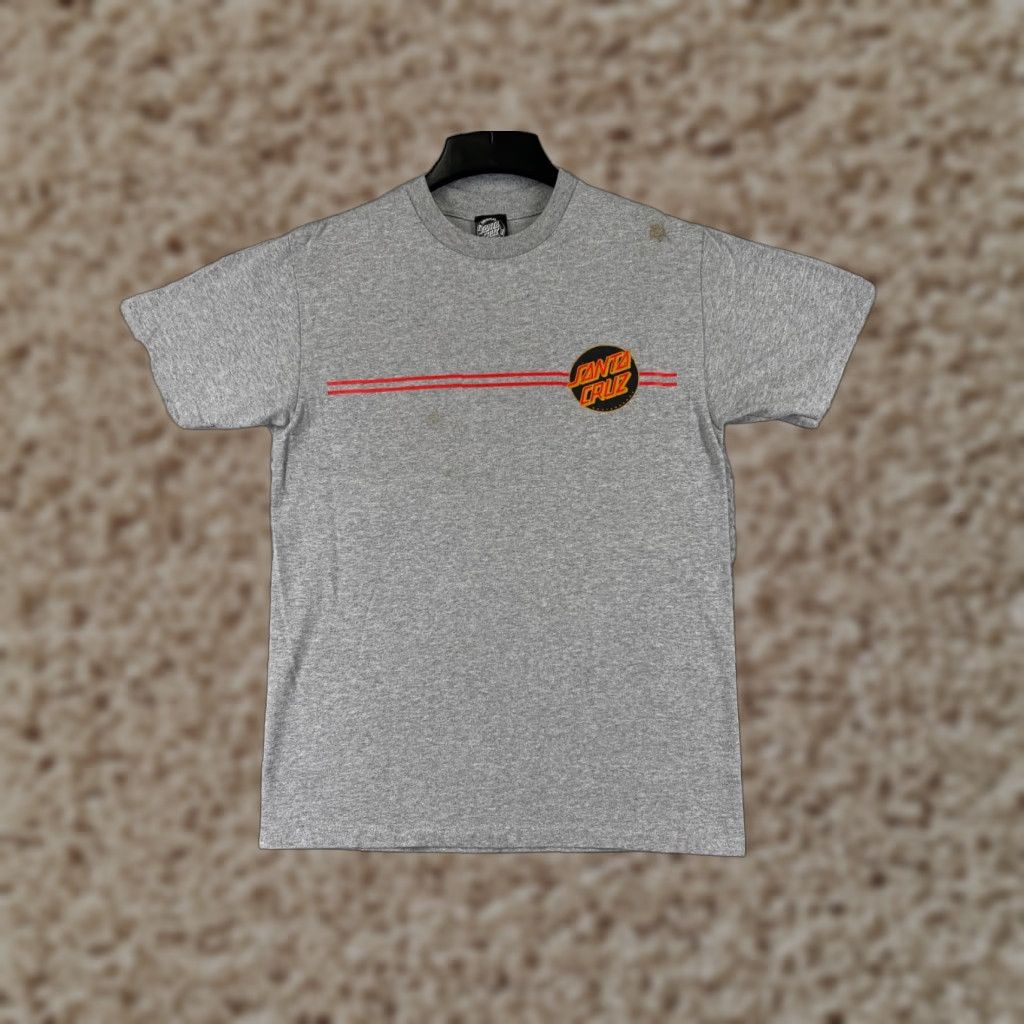 Vintage Santa Cruz Shirt Adult Medium Gray Crew Neck Short Sleeve Skate T-Shirt Mens Size US M / EU 48-50 / 2 - 1 Thumbnail