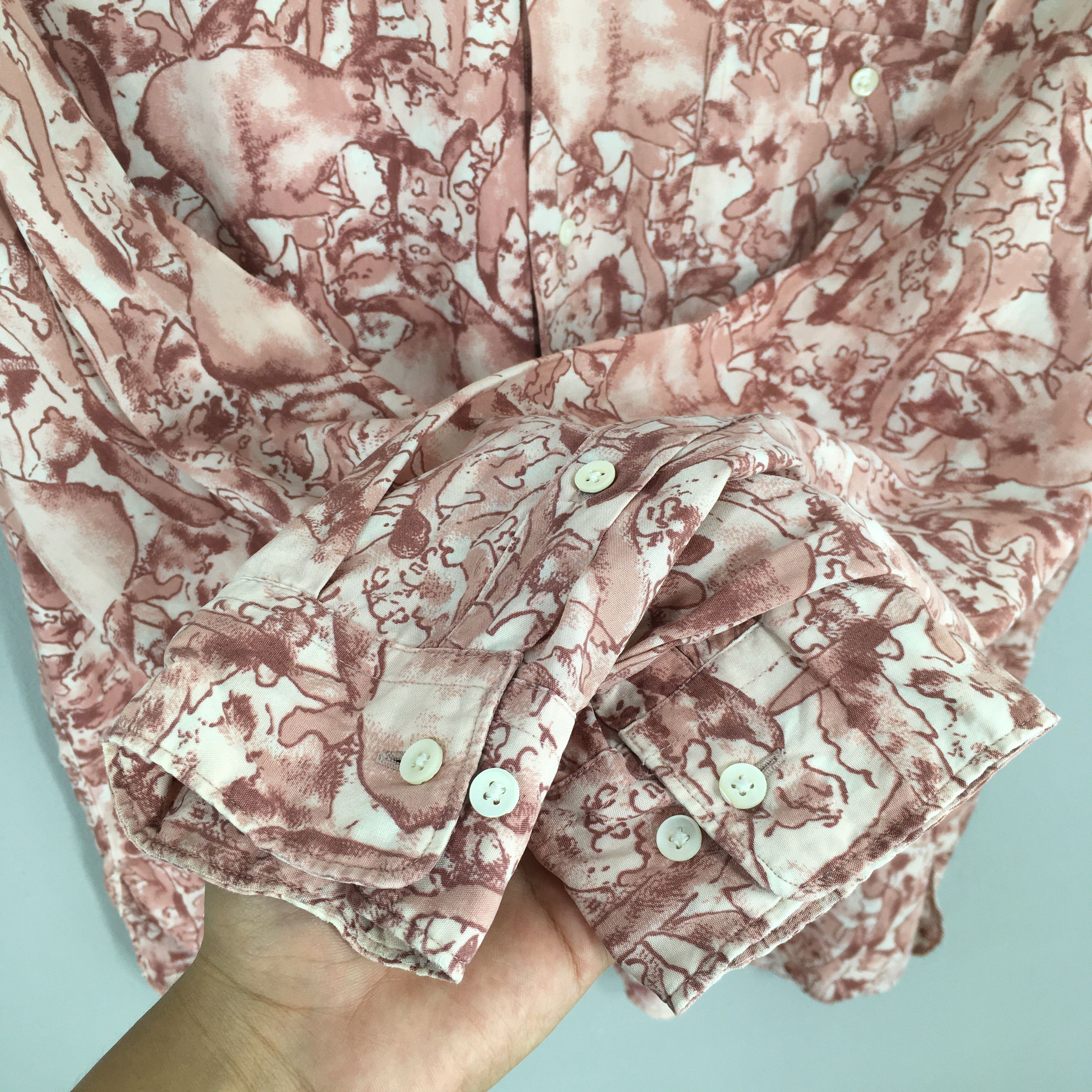 C.P. Company × Massimo Osti Vintage C.P. Company Funky Pop Art Rayon Shirt Medium Size US M / EU 48-50 / 2 - 5 Thumbnail