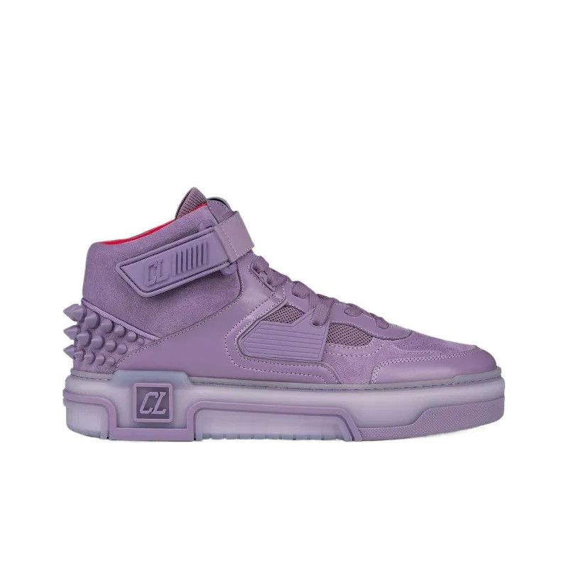 Christian Louboutin oc11z0125 Astroloubi Mid Top Sneaker in Purple Size US 9 / EU 42 - 1 Thumbnail
