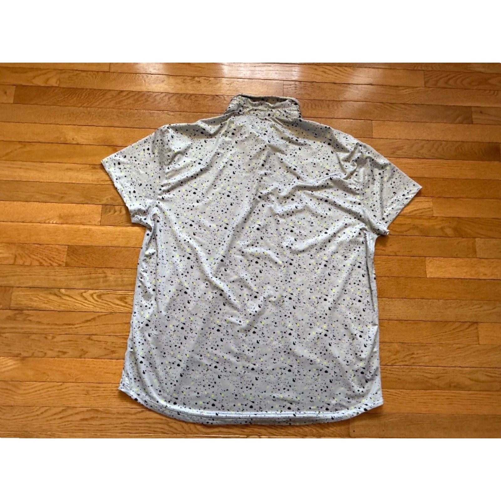 Vintage Bylt Polo Shirt Mens 2XL White Performance Golf Polka Dot Preppy Casual shirts Size US XXL / EU 58 / 5 - 2 Thumbnail