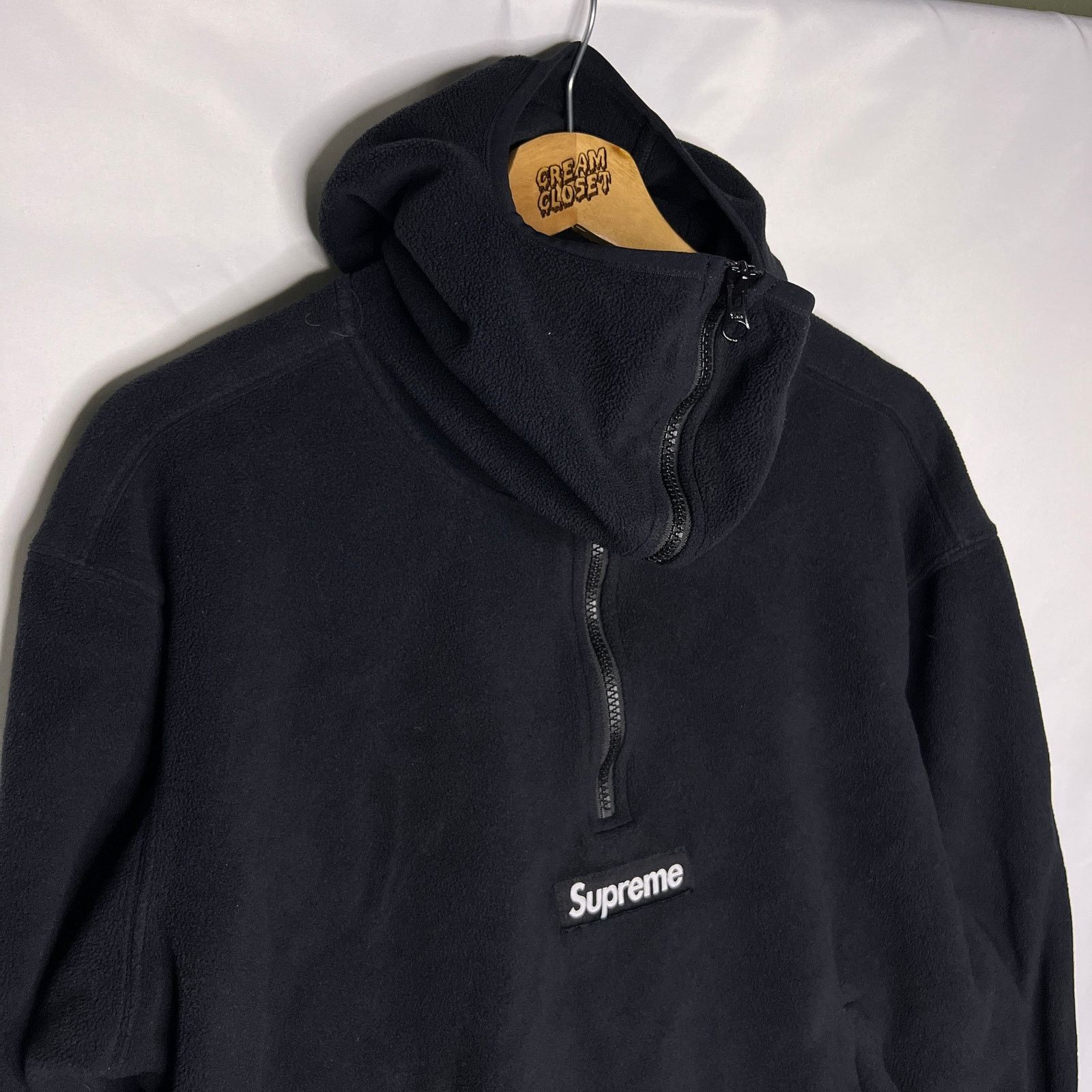 Polartec × Supreme FW22 Supreme NYC Polartec Fleece Facemask Half Zip Pullover Size US M / EU 48-50 / 2 - 2 Thumbnail