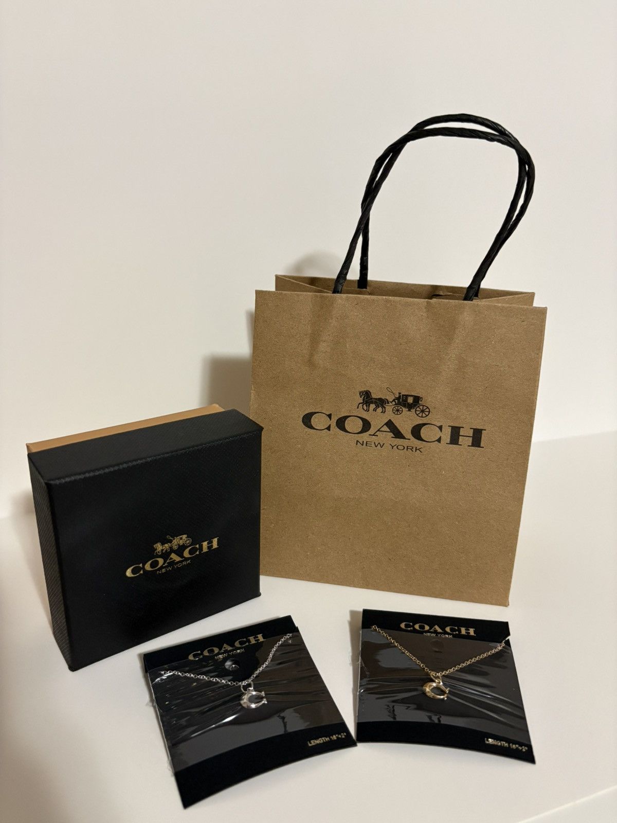 Coach Silver Coach "C" Necklace Size ONE SIZE - 5 Thumbnail