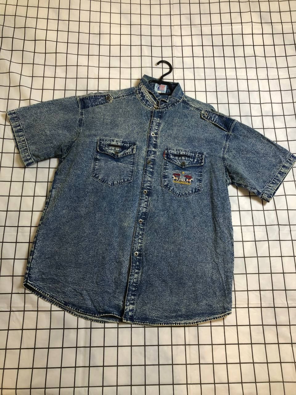 Levi's Levi's Vintage Clothing LVC BIG E Denim Western Shirt Size US XL / EU 56 / 4 - 1 Thumbnail