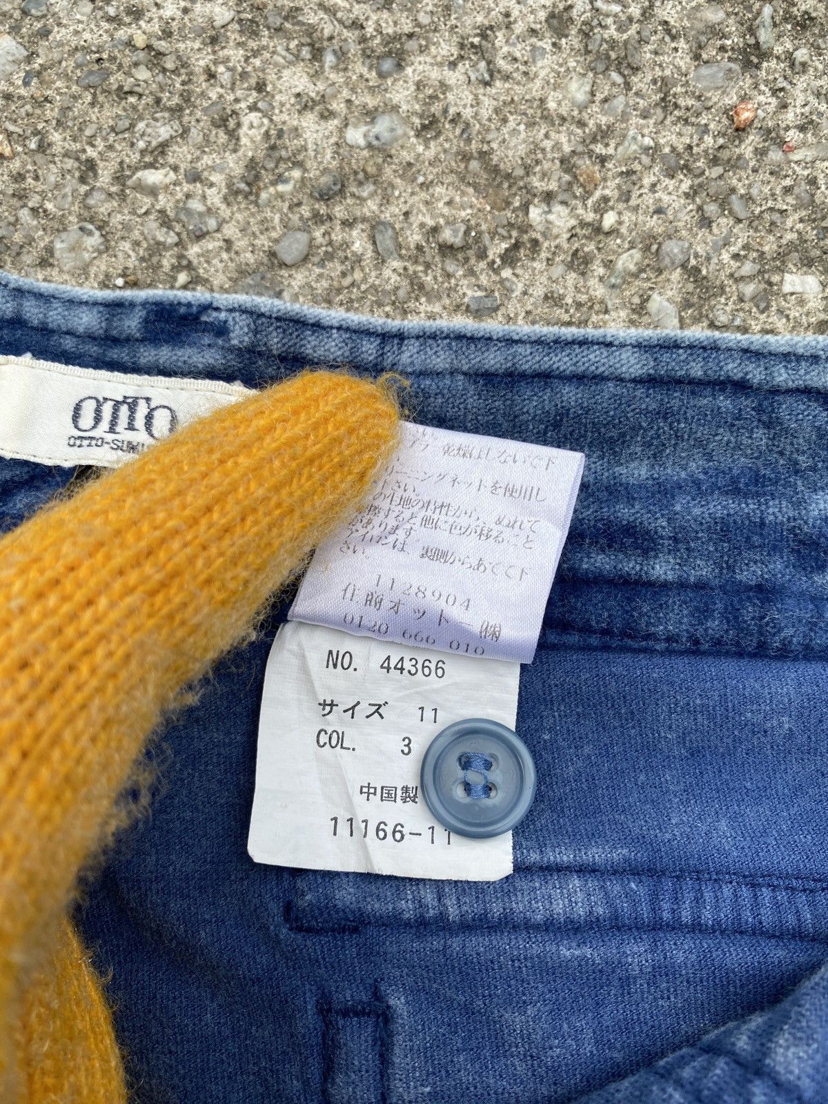 Japanese Brand × Otto 1990s - Otto Velvet Multipocket Flare Pant Size 28" / US 6 / IT 42 - 16 Thumbnail