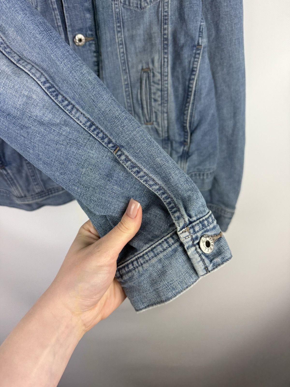 Diesel Diesel Men’s Y2K Denim Trucker Jacket Size M Size US M / EU 48-50 / 2 - 11 Thumbnail