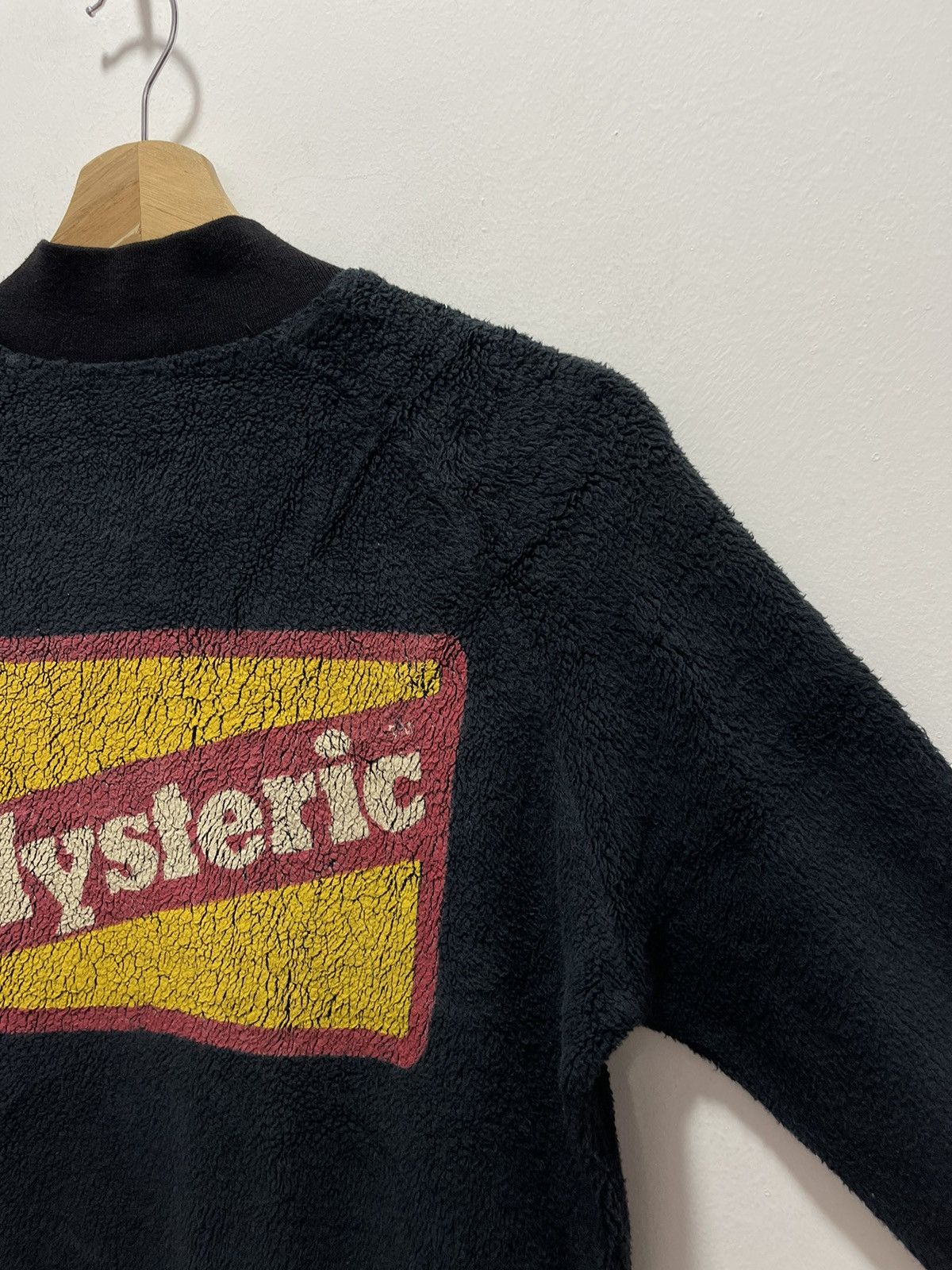 Hysteric Glamour HYSTERIC GLAMOUR BIG LOGO FLEECE BUTTON UP JACKET Size S / US 4 / IT 40 - 2 Thumbnail