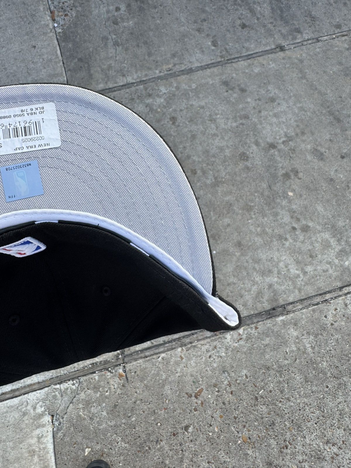 New Era Just Don Chicago Bulls Fitted Hat New Era 6 7/8 Rare Size ONE SIZE - 4 Thumbnail
