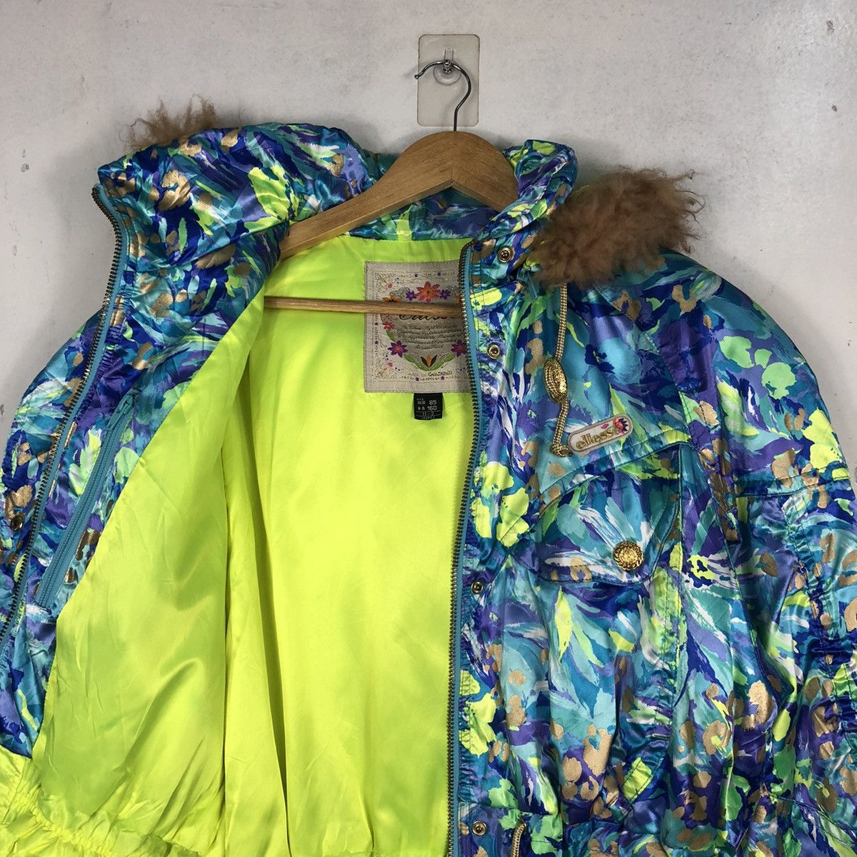Ellesse × Vintage Ellesse Bomber Sking Winter Bomber Jacket Size US M / EU 48-50 / 2 - 11 Thumbnail