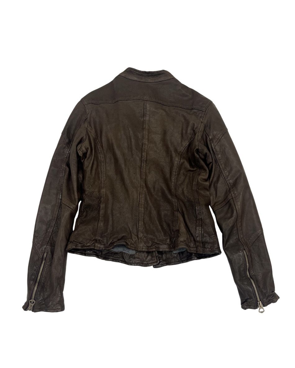 Other MUSHER Leather Single Rider Jacket Size XS / US 0-2 / IT 36-38 - 2 Thumbnail