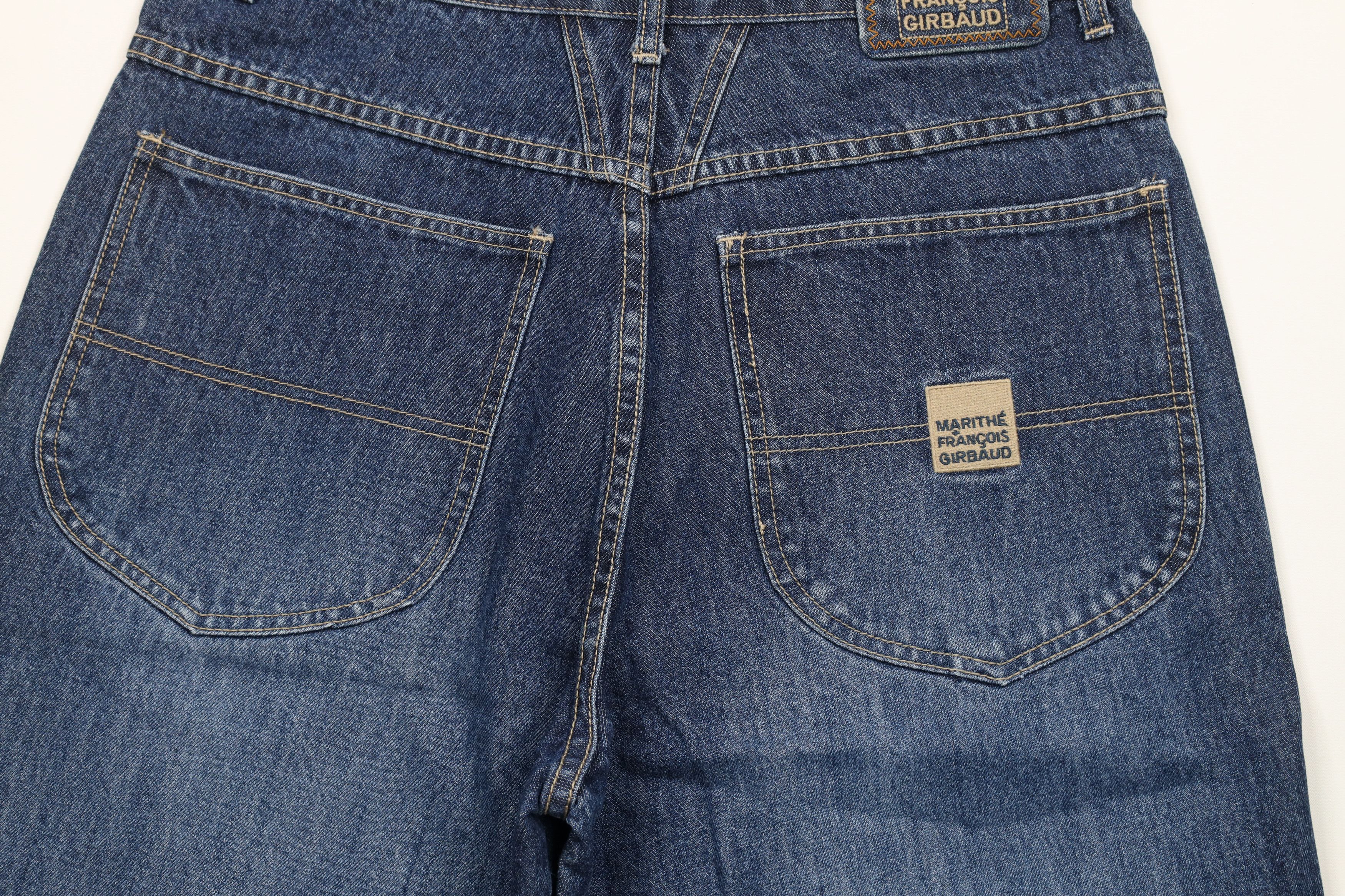 Marithe + Francois Girbaud × Vintage NOS Vintage 90s Marithe Francois Girbaud Denim Jean Shorts Size US 32 / EU 48 - 9 Thumbnail