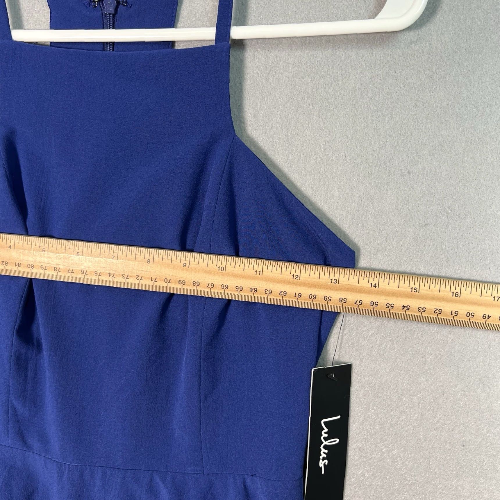 Lulus NWT! Lulus Royal Blue Swing Dress Womens XS Spaghetti Strap Mini Stretch Dress Size XS / US 0-2 / IT 36-38 - 2 Thumbnail