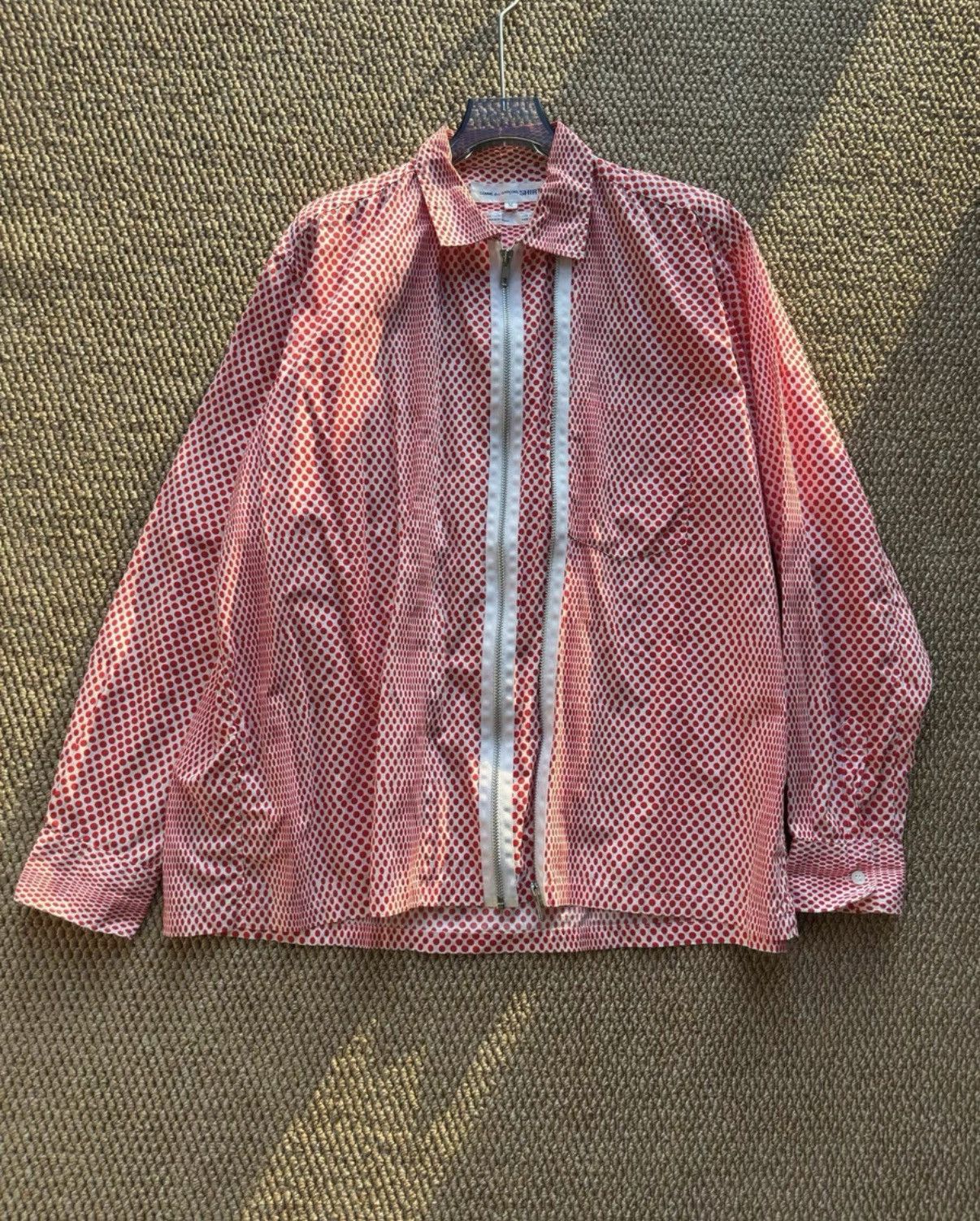 Comme des Garcons SHIRT Comme des Garçons Shirt Red Polka Dot Jacket K23 Size M / US 6-8 / IT 42-44 - 1 Thumbnail