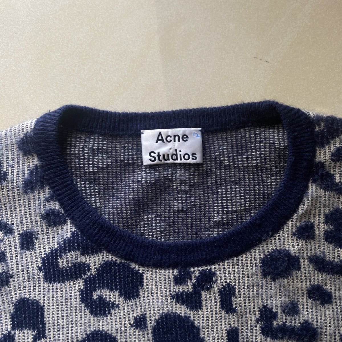 Acne Studios Acne Studios Leopard Knit Sweater Size US S / EU 44-46 / 1 - 4 Thumbnail
