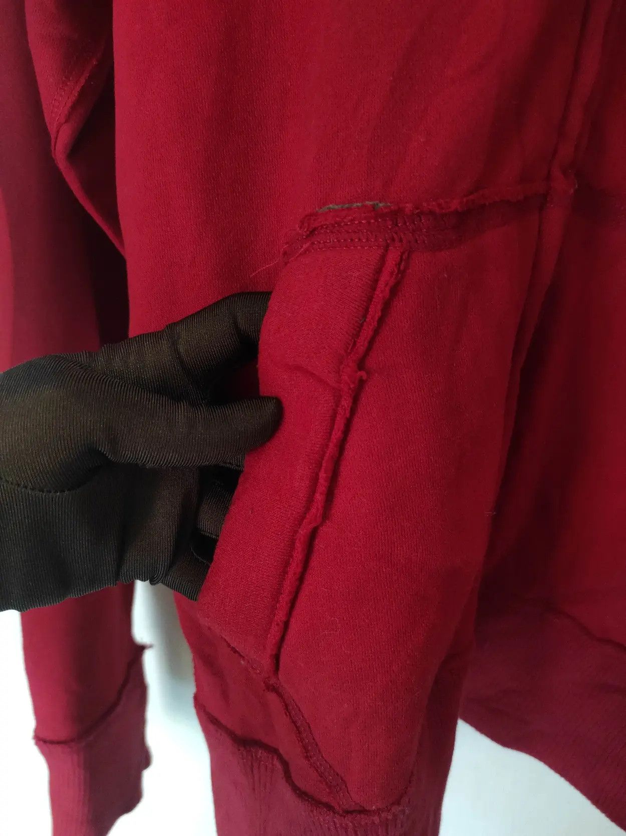 Abercrombie & Fitch Abercrombie & Fitch Red zip fur hoodie ifsix LGB style Size US S / EU 44-46 / 1 - 7 Thumbnail