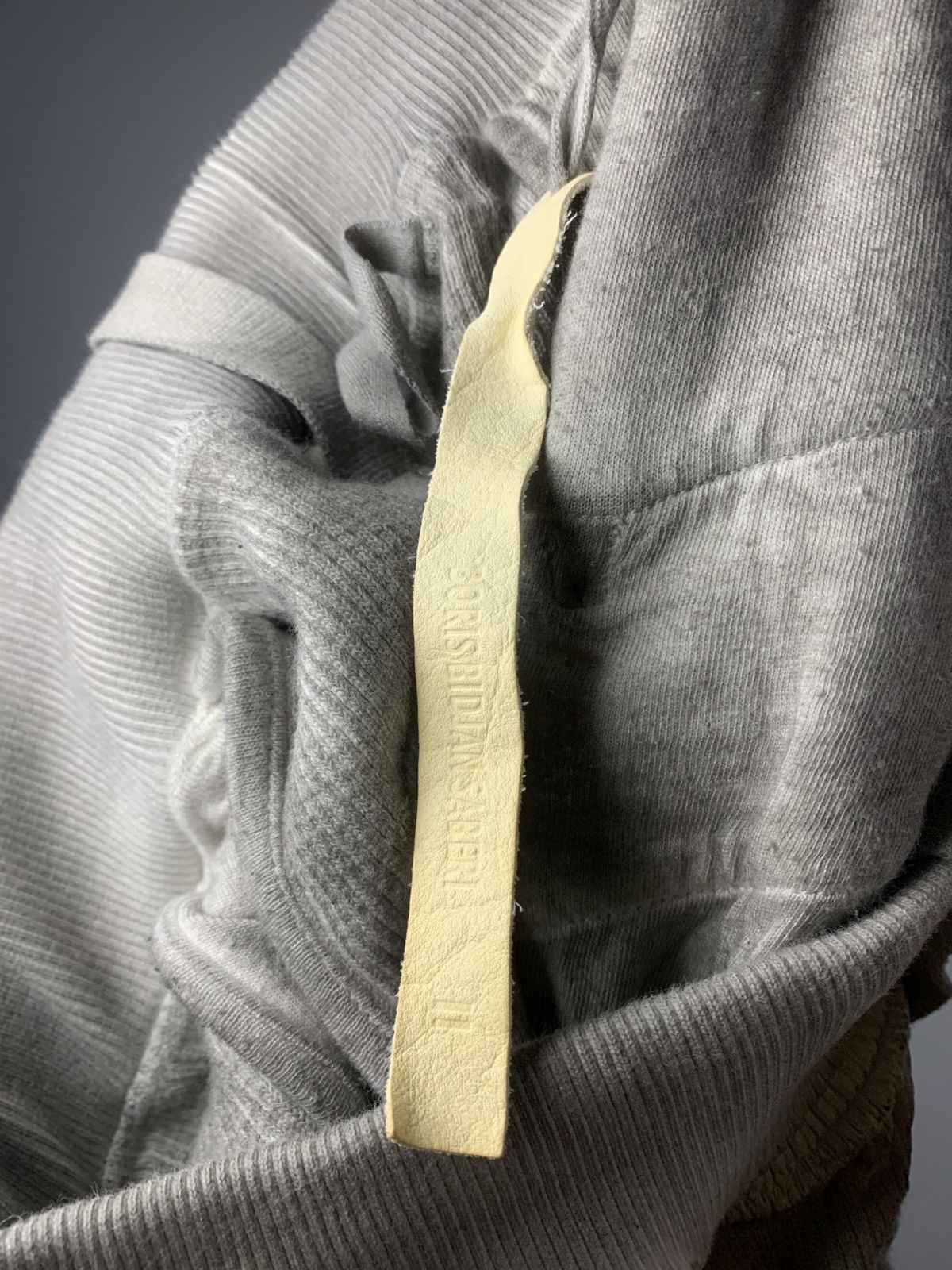 Boris Bidjan Saberi Boris Bidjan Saberi Grey Long John Lounge Pants Size US 33 - 8 Thumbnail