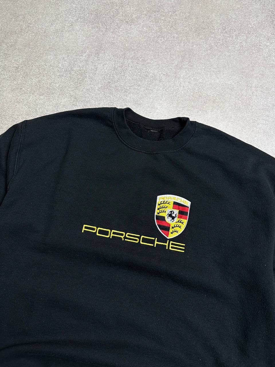 Vintage Vintage Porsche Embroidery Big Logo Racing Sweatshirt L Size US L / EU 52-54 / 3 - 3 Thumbnail
