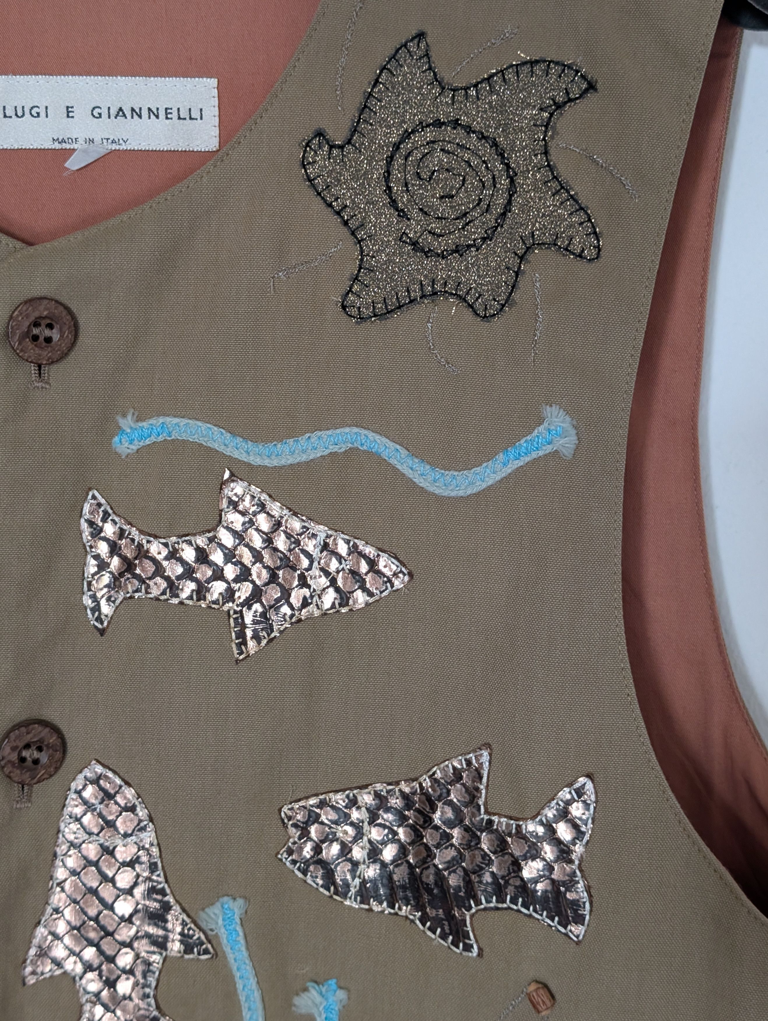 Calugi e Gianelli 🔥 Rare archive Calugi e Giannelli ethnic vest Size US M / EU 48-50 / 2 - 7 Thumbnail