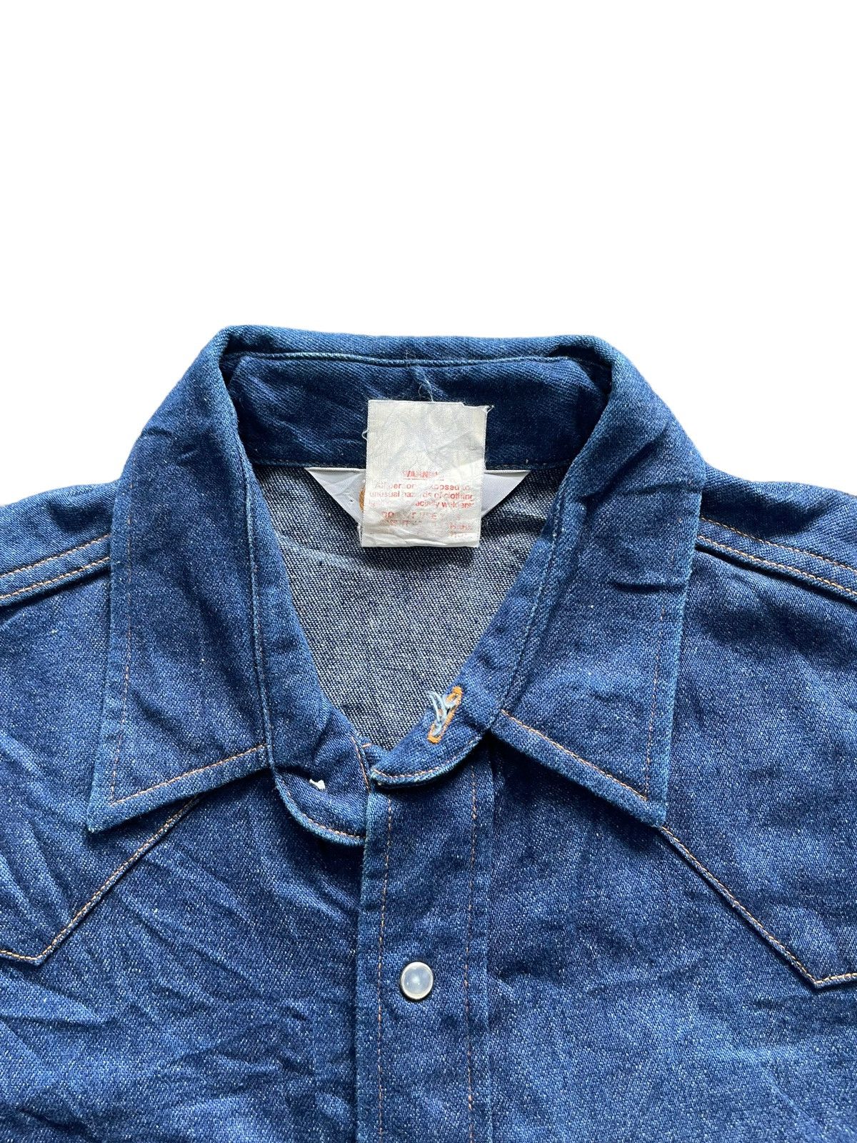 Carhartt Vintage Carhartt Western Denim Shirt Size US L / EU 52-54 / 3 - 3 Thumbnail