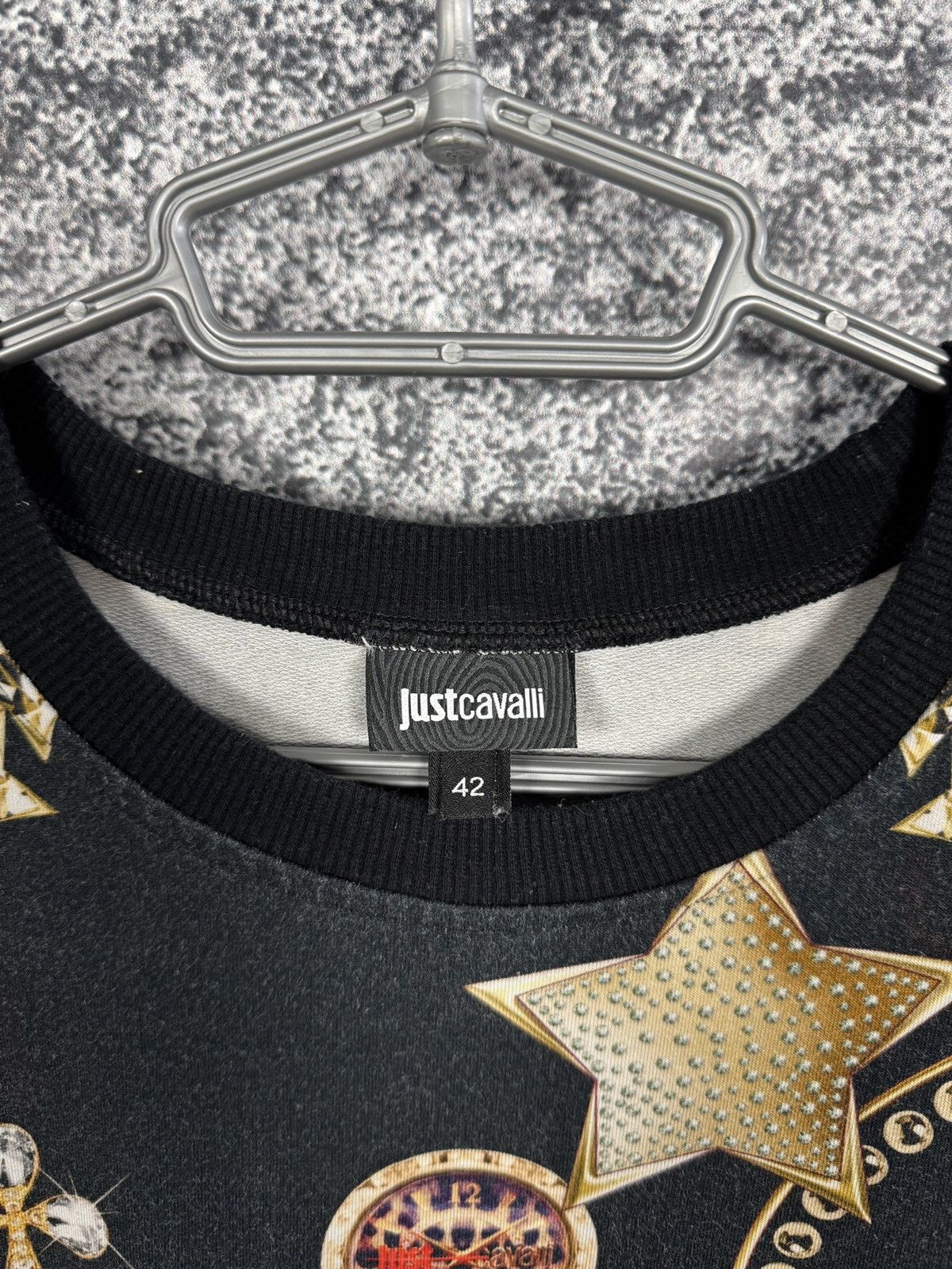 Just Cavalli Just Cavalli Golden Printed Sweatshirt Made in Italy Size 42 Size M / US 6-8 / IT 42-44 - 6 Thumbnail