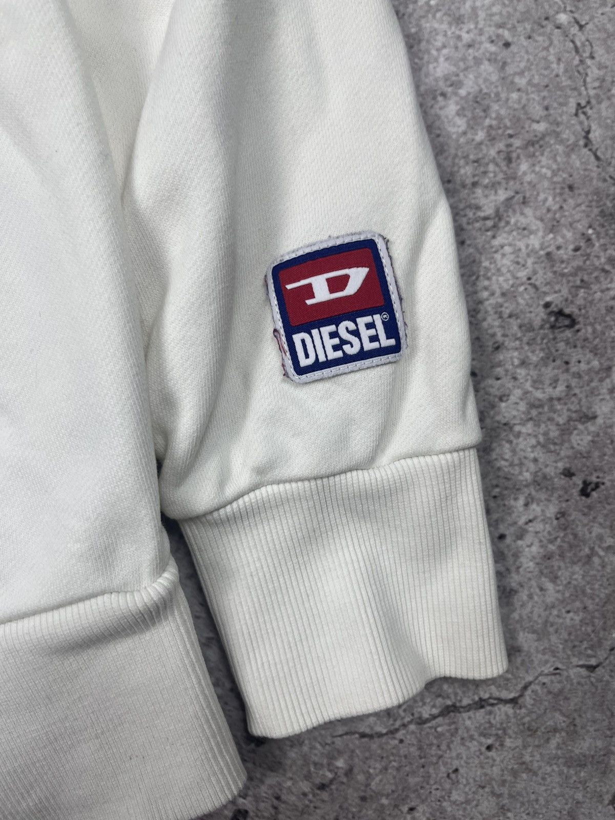 Designer × Diesel Diesel Hoodie White Size S Y2k Size US S / EU 44-46 / 1 - 7 Thumbnail