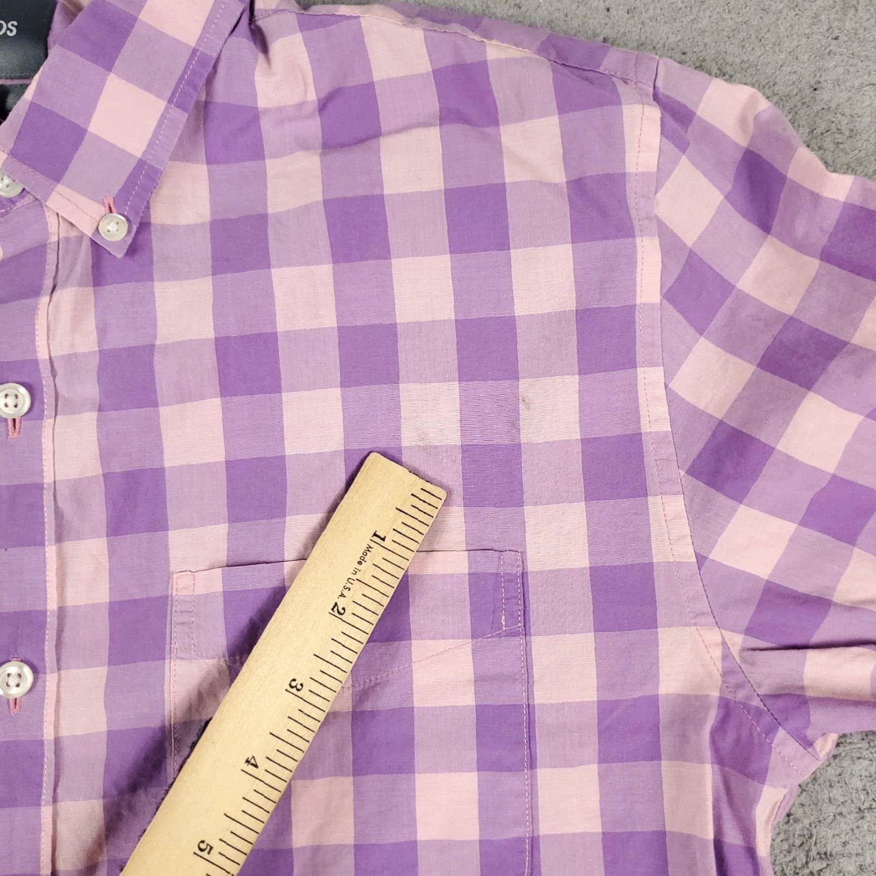 Bonobos Bonobos Shirt Mens Medium Purple Check Casual Button Up Long Sleeve - Bonobos Mens Shirt Purple Check Button-Up Long Sleeve Casual/Workwear Size US M / EU 48-50 / 2 - 3 Thumbnail