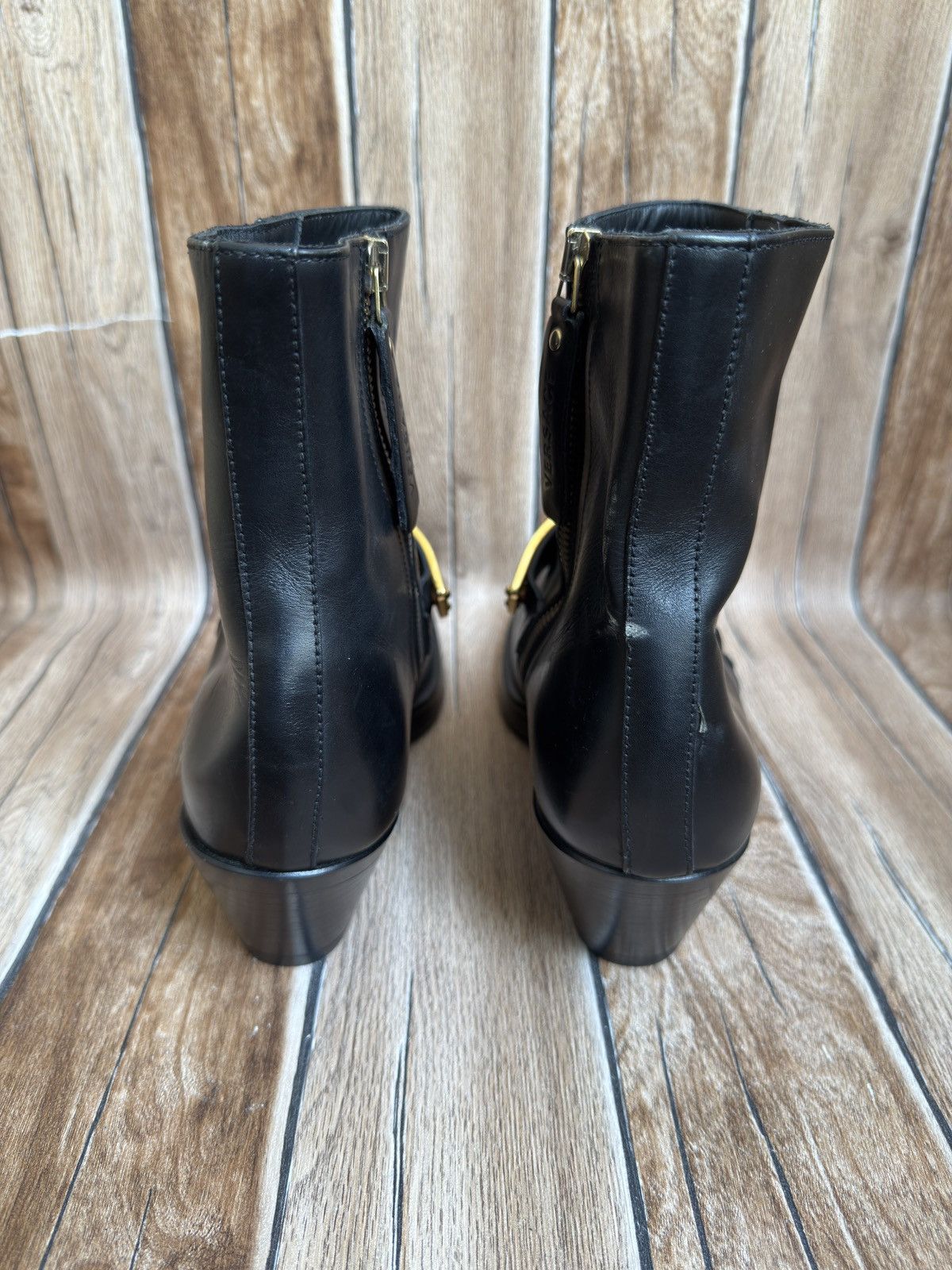 Versace 🔥🔥fw14 Western cowboy boots Size US 7.5 / EU 40-41 - 16 Thumbnail