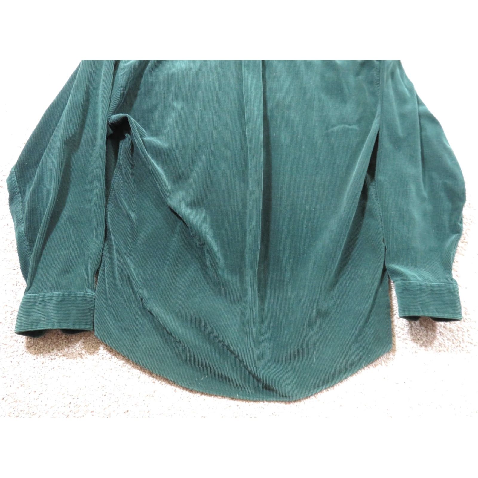 Vintage VINTAGE Back Packer Sportswear Corduroy Shirt Green Cotton Button-Up Medium Men Casual 70s Size US M / EU 48-50 / 2 - 7 Thumbnail