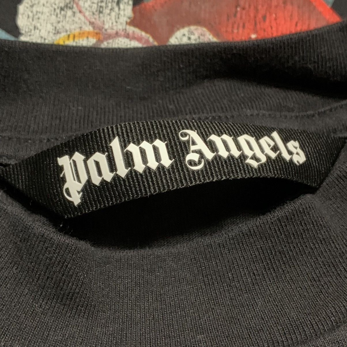 Palm Angels Palm Angels Small Heart Back Graphic Black Tee Size US S / EU 44-46 / 1 - 5 Thumbnail
