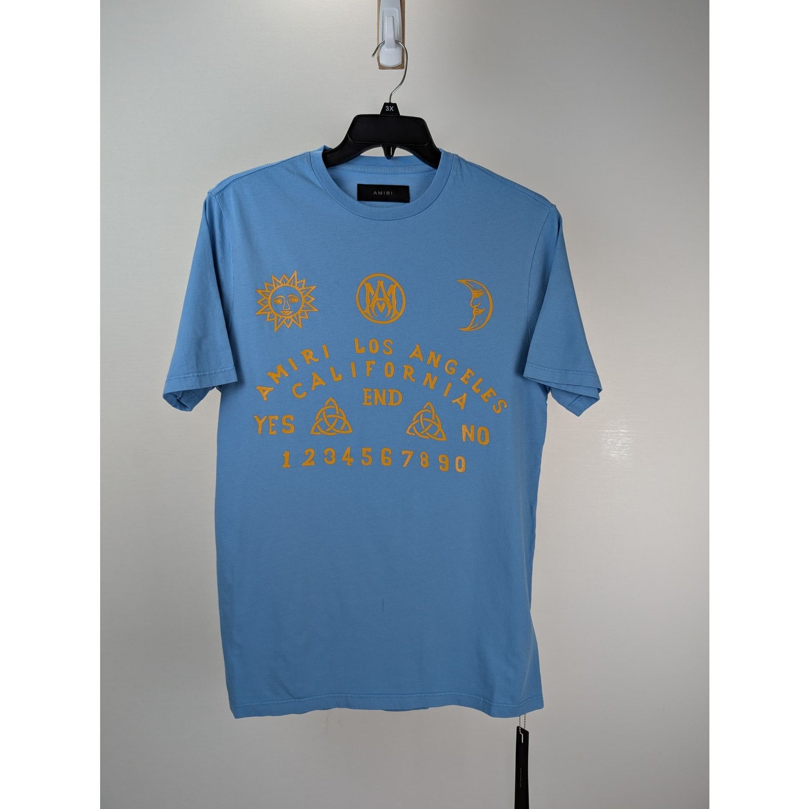 Amiri o1rshd1 Ouija Board Tee T-Shirt in Carolina Blue Size US XL / EU 56 / 4 - 6 Thumbnail