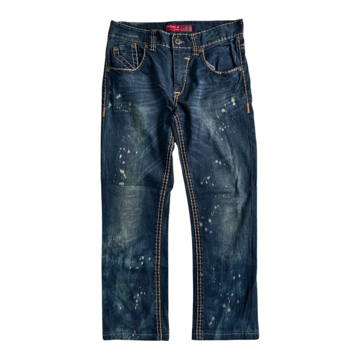 Hysteric Glamour VINTAGE OUTER SEAM FRISUNSAT JEANS KENDRICK LAMAR STYLE Size US 31 - 5 Thumbnail