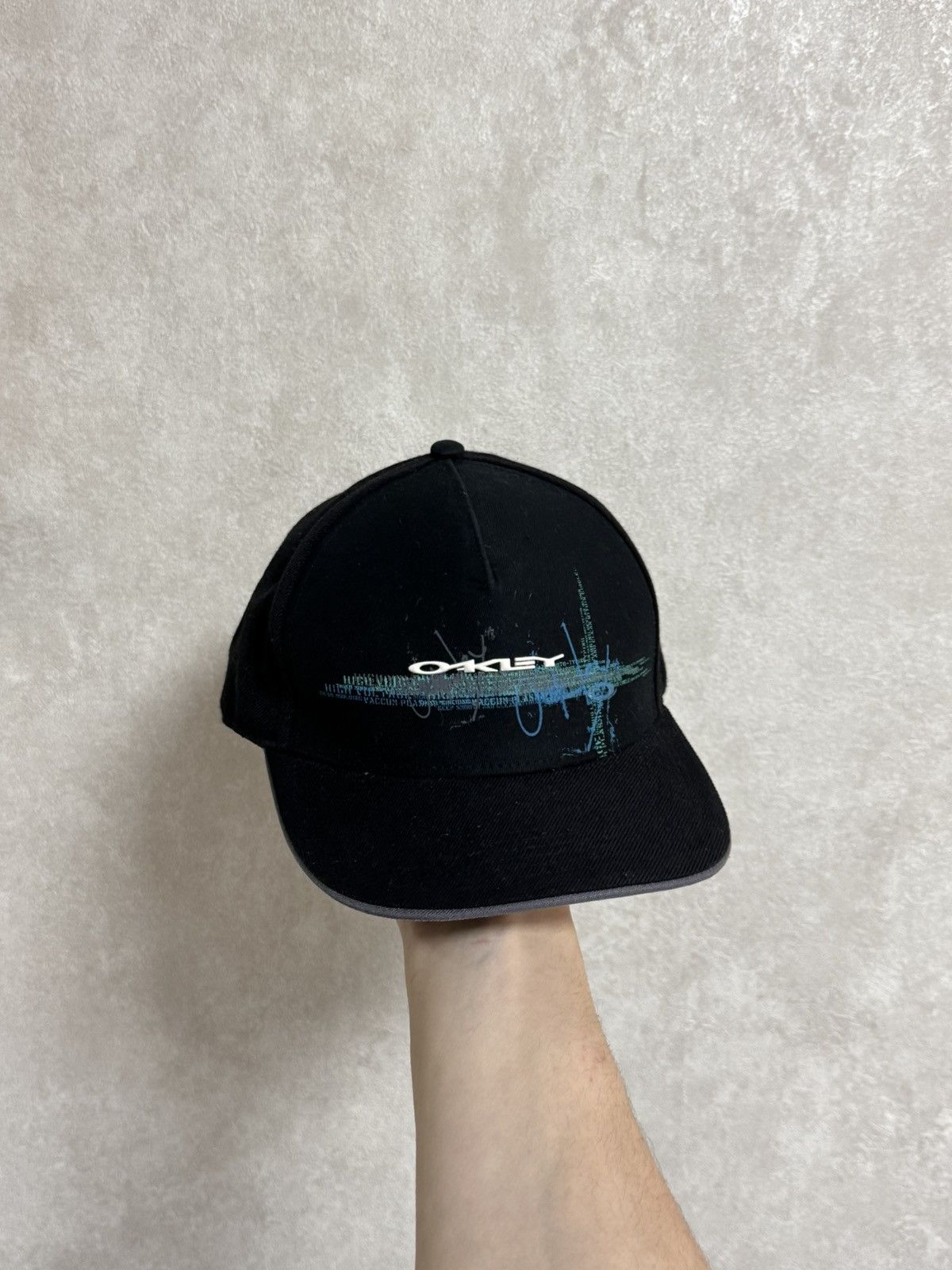 Oakley × Vintage Vintage Oakley Y2K big logo cap hat Size ONE SIZE - 5 Thumbnail