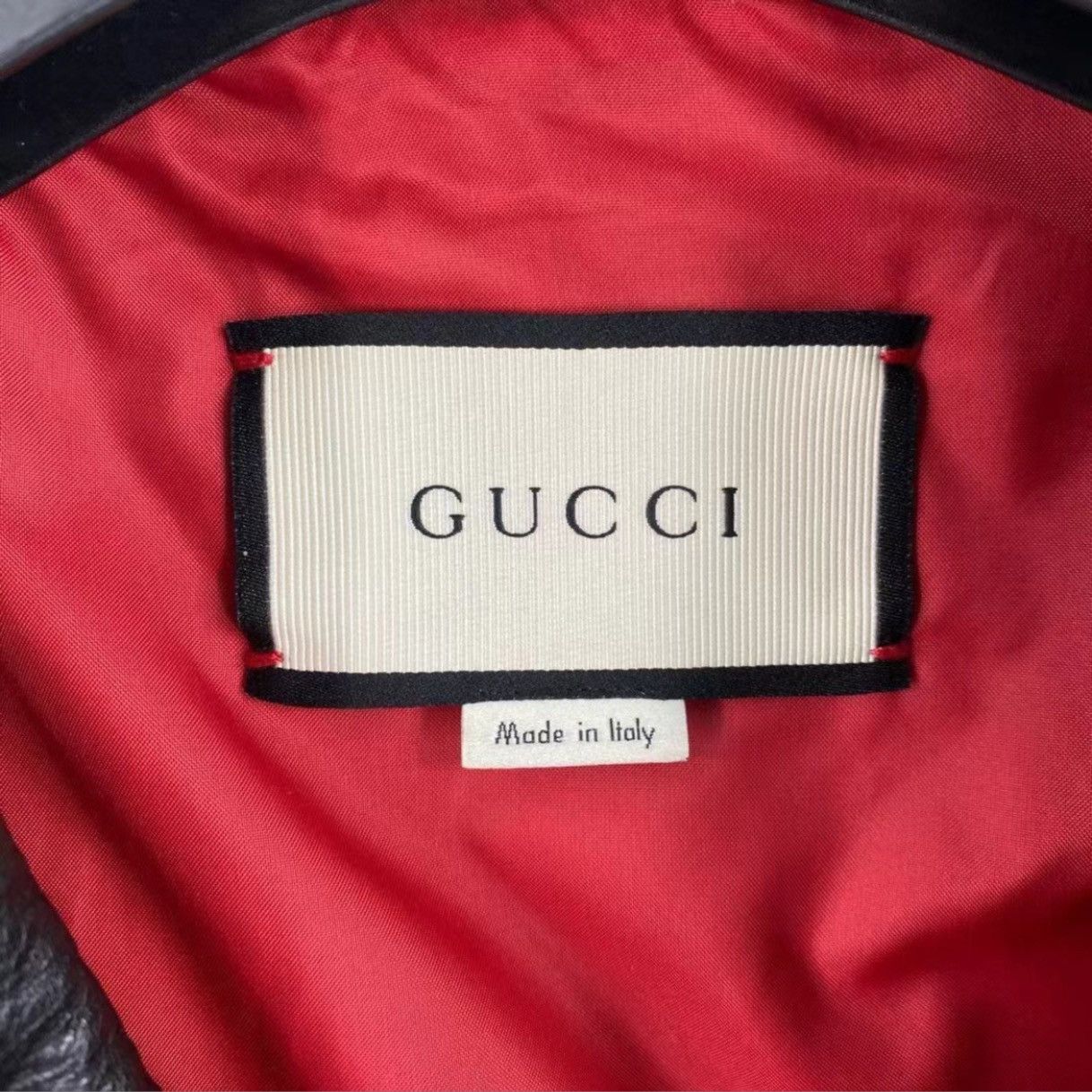 Gucci Gucci King Charles Spaniel leather biker jacket Coat Size US S / EU 44-46 / 1 - 7 Thumbnail