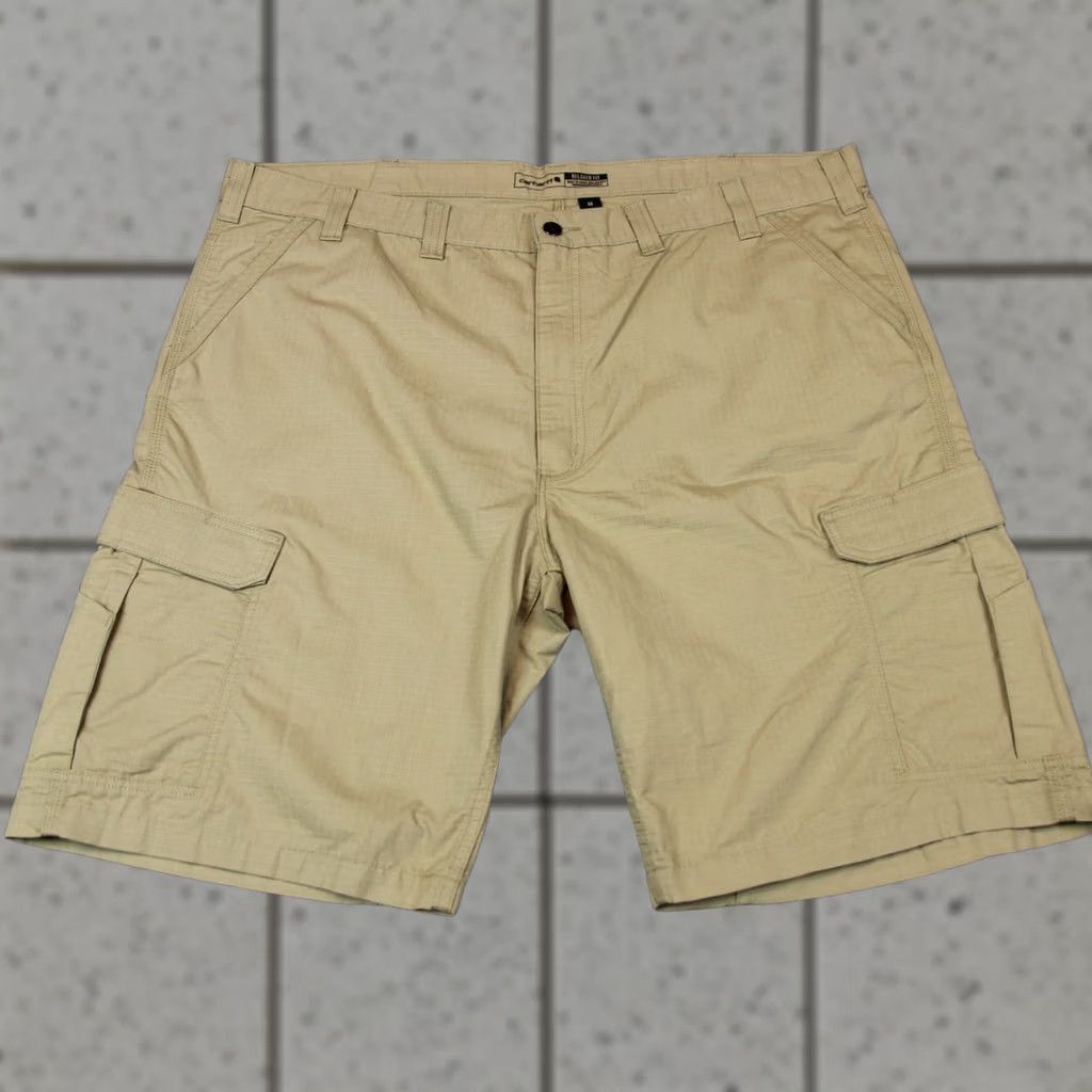 Carhartt Cargo Shorts Men's 46 Brown Relaxed Fit Force Ripstop Work Utility 11", Men's (Size 30)