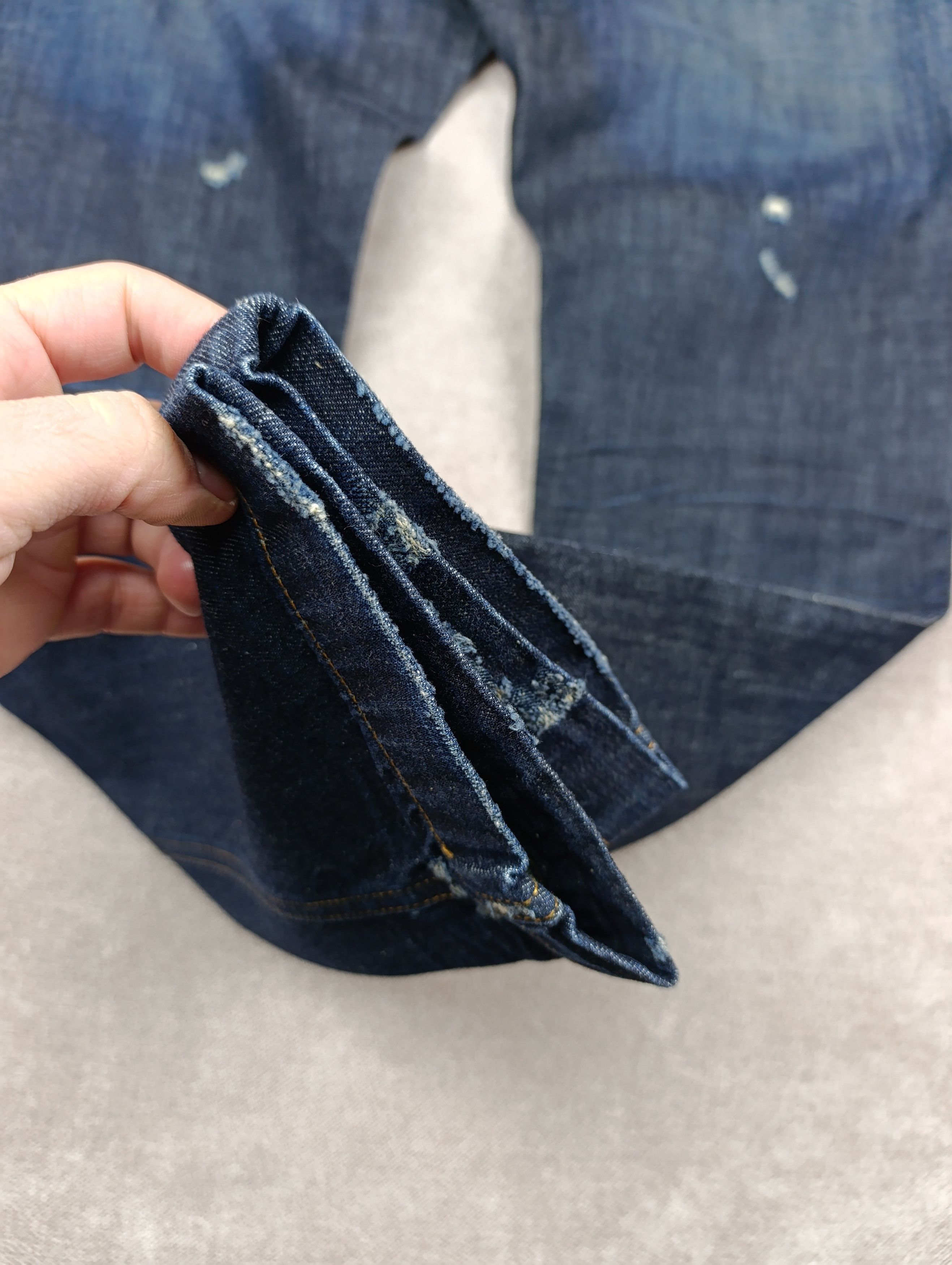 Dolce & Gabbana Dolce & Gabbana Distressed Indigo Denim Pants Jeans Size US 33 - 7 Thumbnail