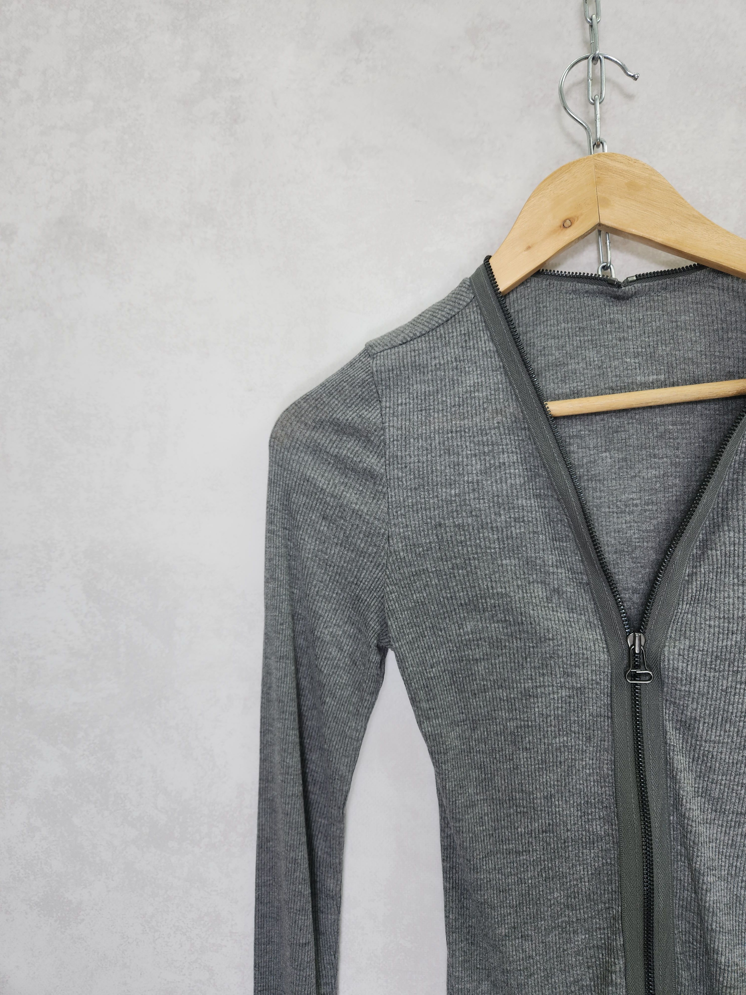 Alexander Wang T Alexander Wang gray modal full zip long sleeve size S Size S / US 4 / IT 40 - 4 Thumbnail