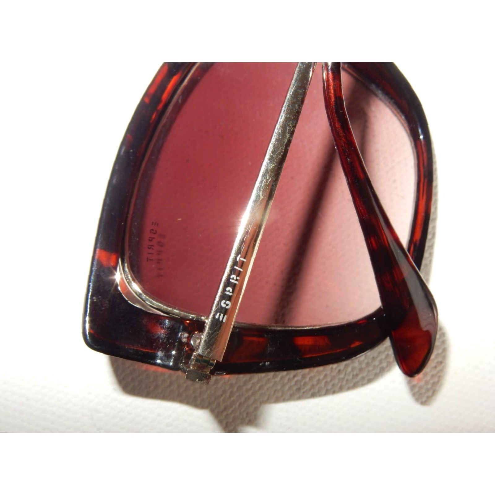 Esprit VINTAGE Esprit Sunglasses Women Brown 55x19 140mm Scratched Lenses Size ONE SIZE - 5 Thumbnail